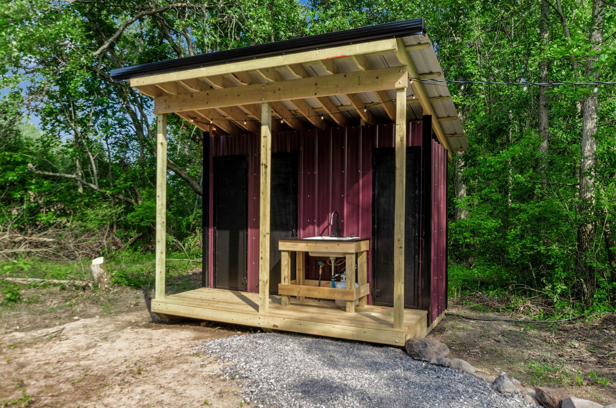 Peter Y.'s photo of glamping accommodations at Rustic Escape Glamping Site near Nunda, NY
