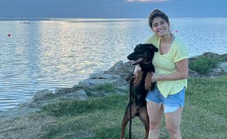 Raquel R.'s photo of camping with pets at St Clair Landing Family Campground near Cape Hatteras National Seashore