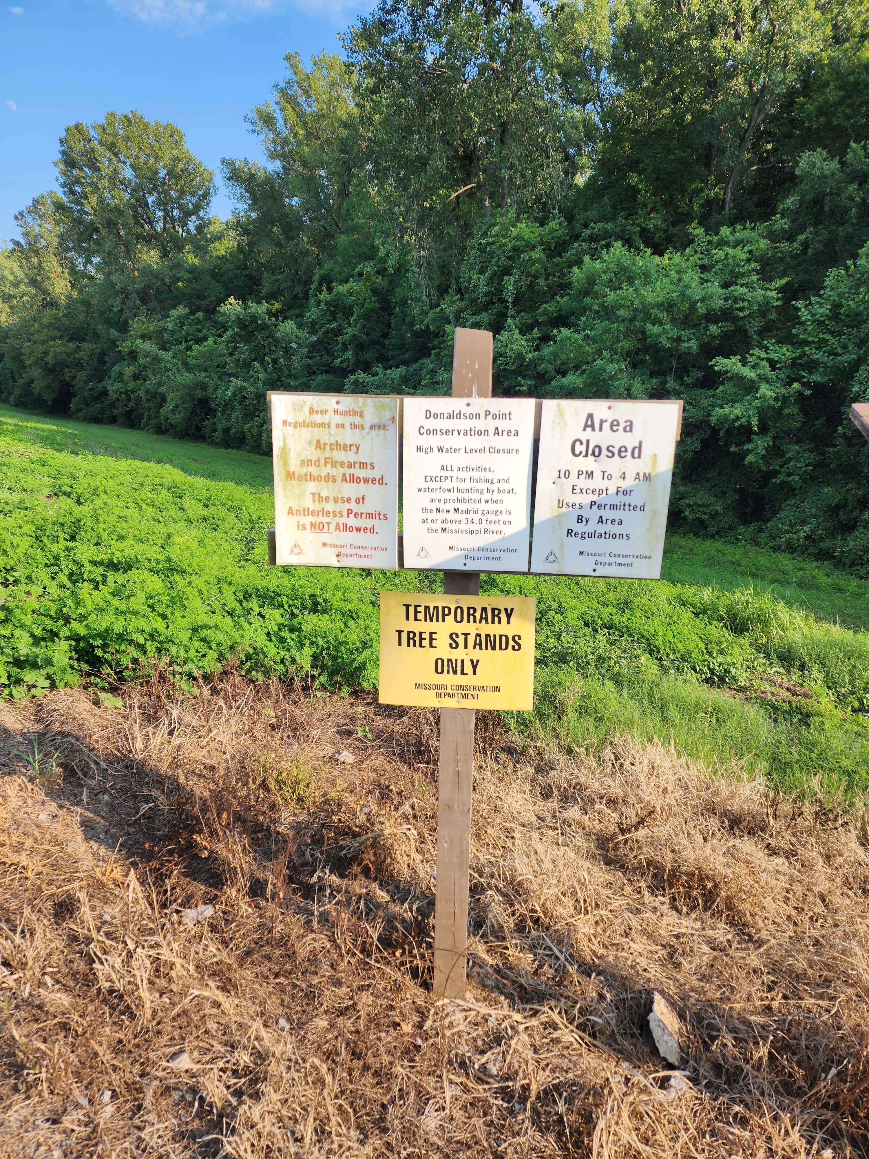 Camping near South Campground — Reelfoot Lake State Park: Riverview MDC Donaldson Point, New Madrid, Missouri