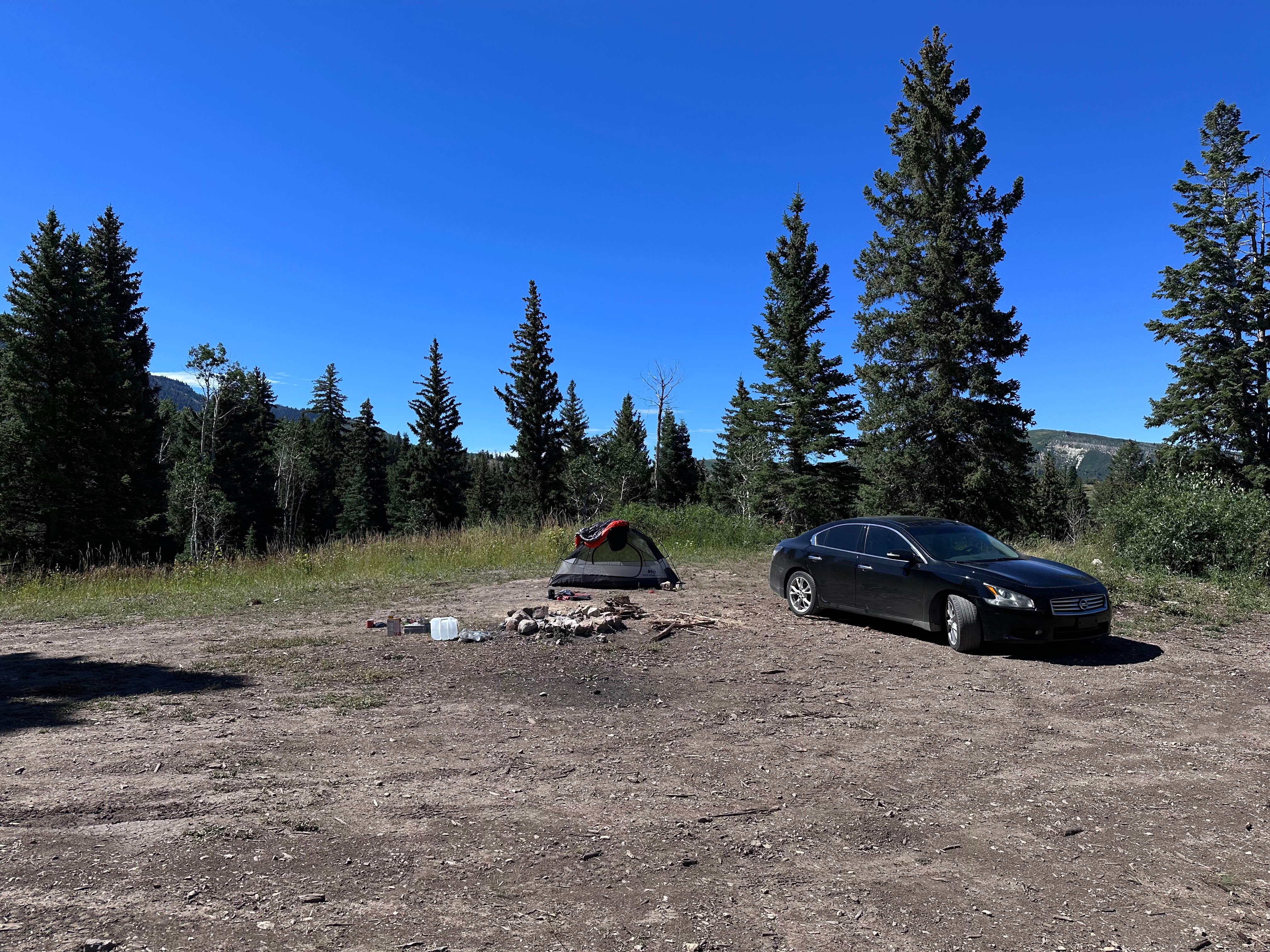 Dalton's photo of a dispersed camping area at Willow Creek Road - Dispersed Site near Sigurd, UT