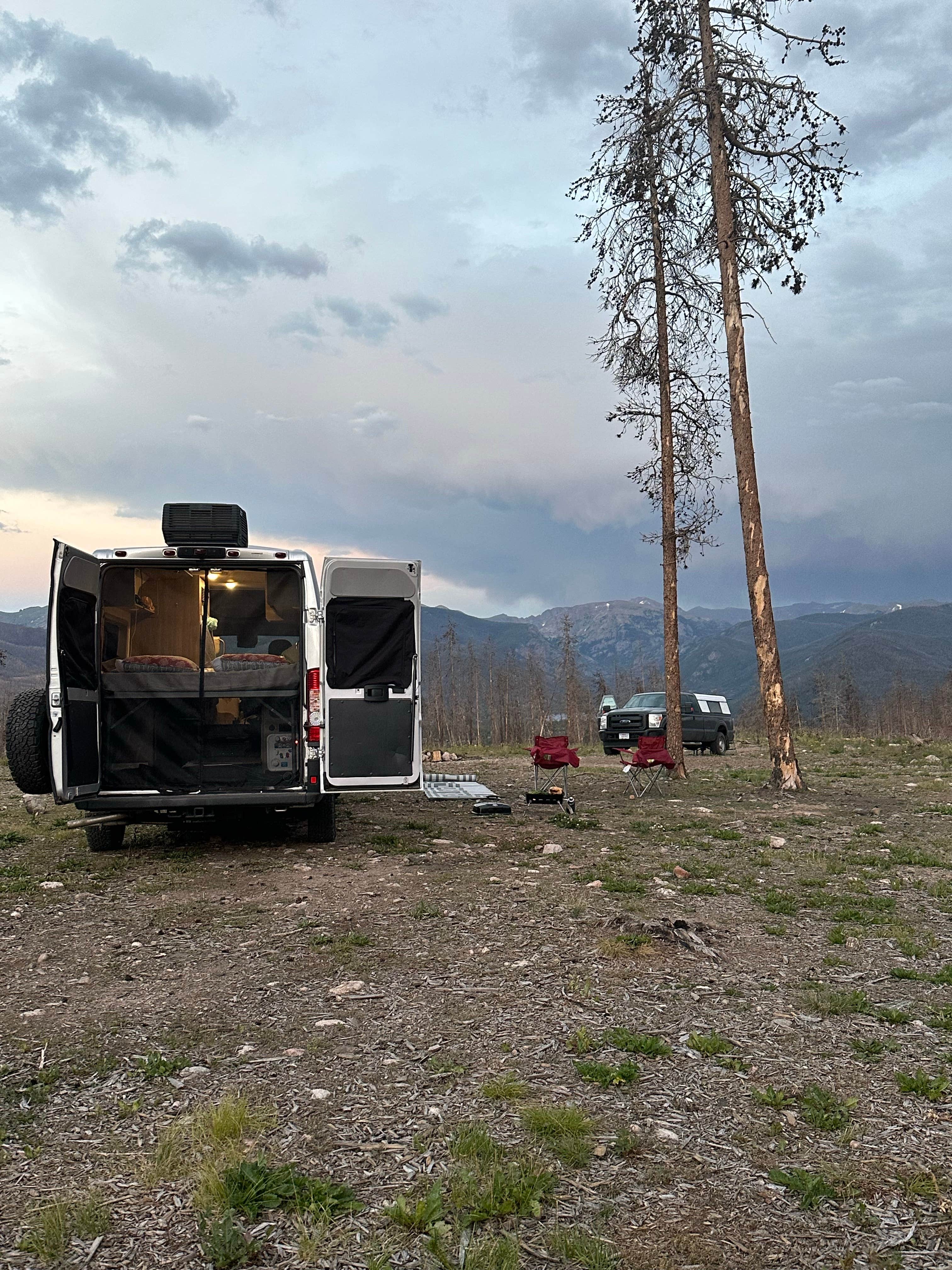 Maghan M.'s photo of rv camping at NFSR 120 Dispersed Site - Arapaho National Forest near Parshall, CO