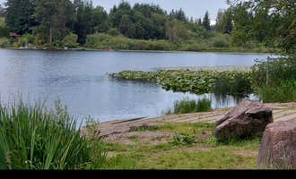 Camping near Fay Bainbridge  Park: Woodlands at Lake Stickney, Mill Creek, Washington