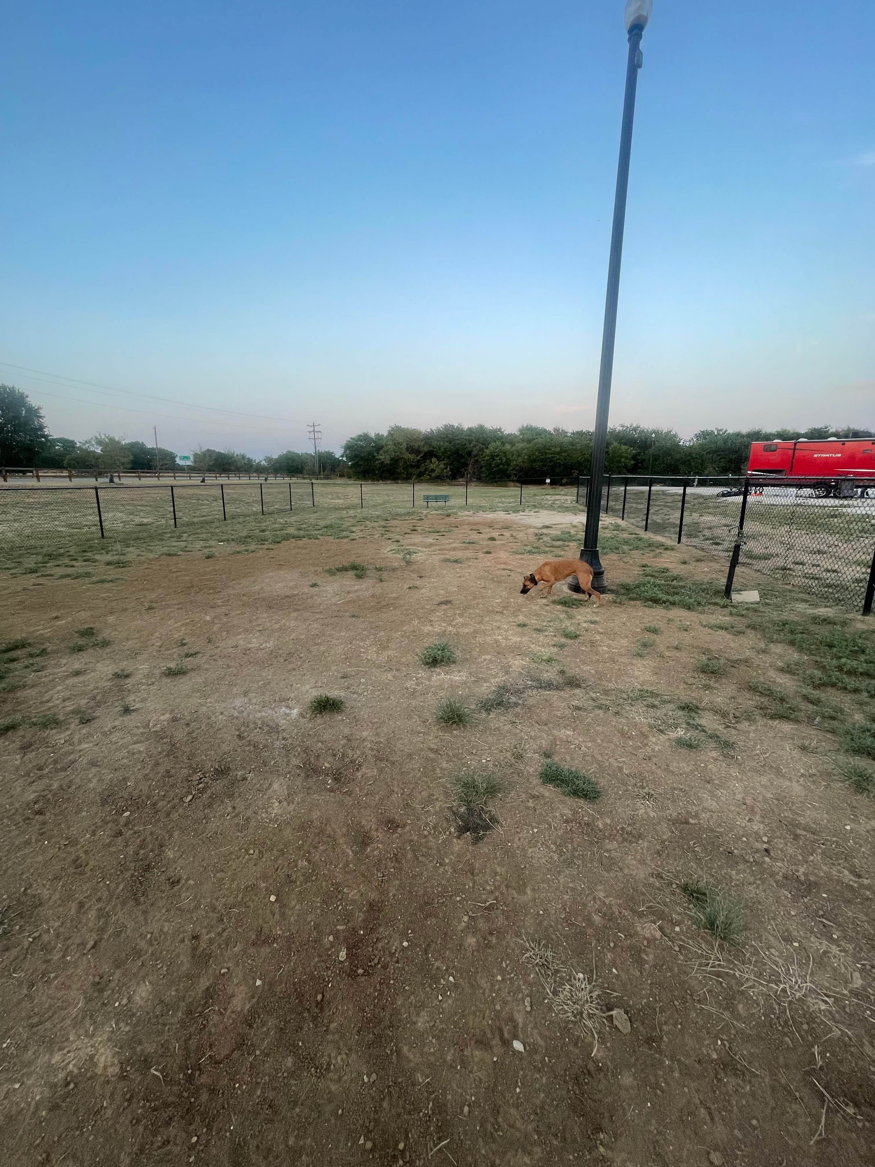 Stephanie P.'s photo of camping with pets at Lake Point RV Resort near Little Elm, TX