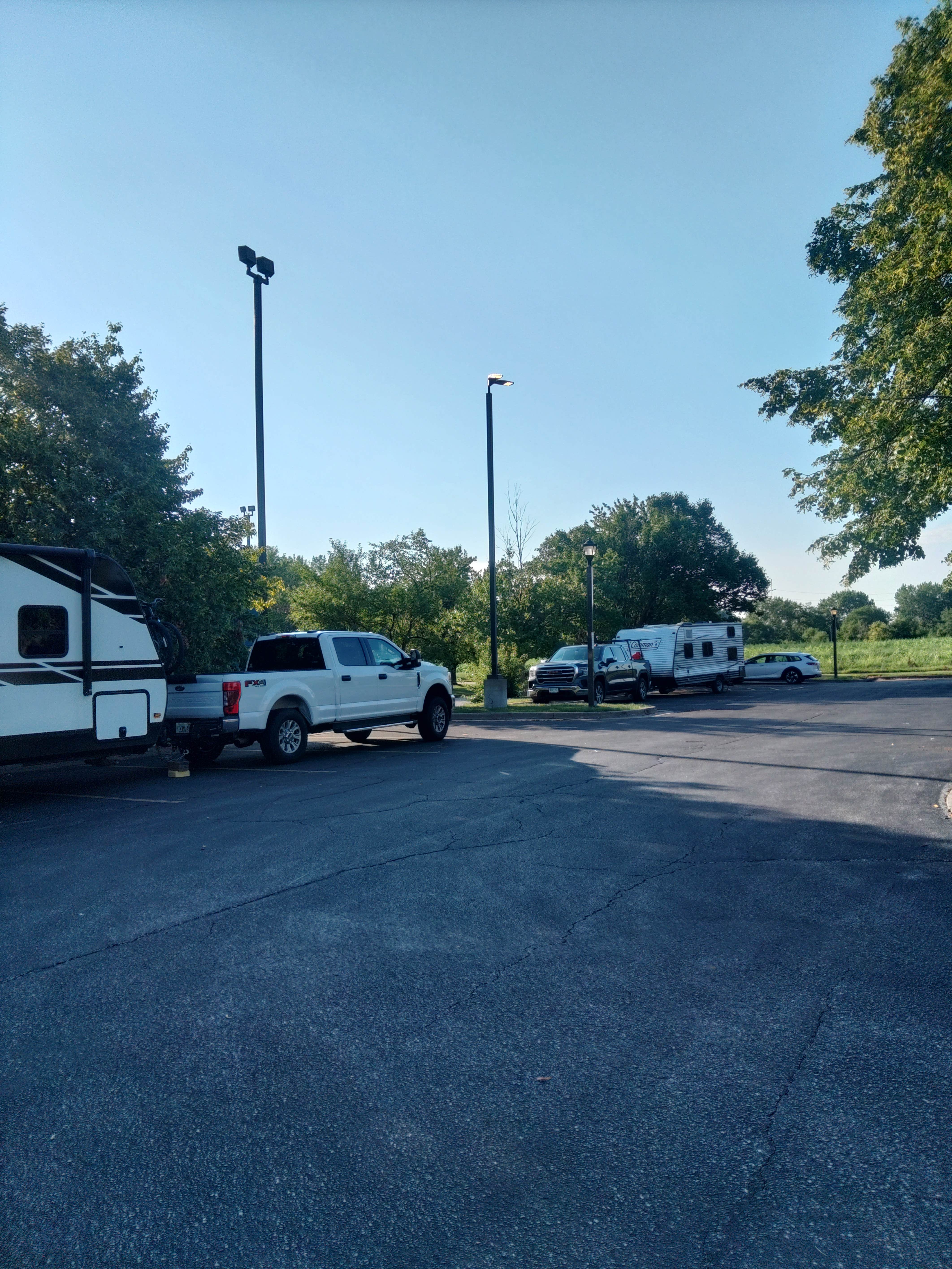 James M.'s photo of rv camping at Cracker Barrel — Davenport near Milan, IL