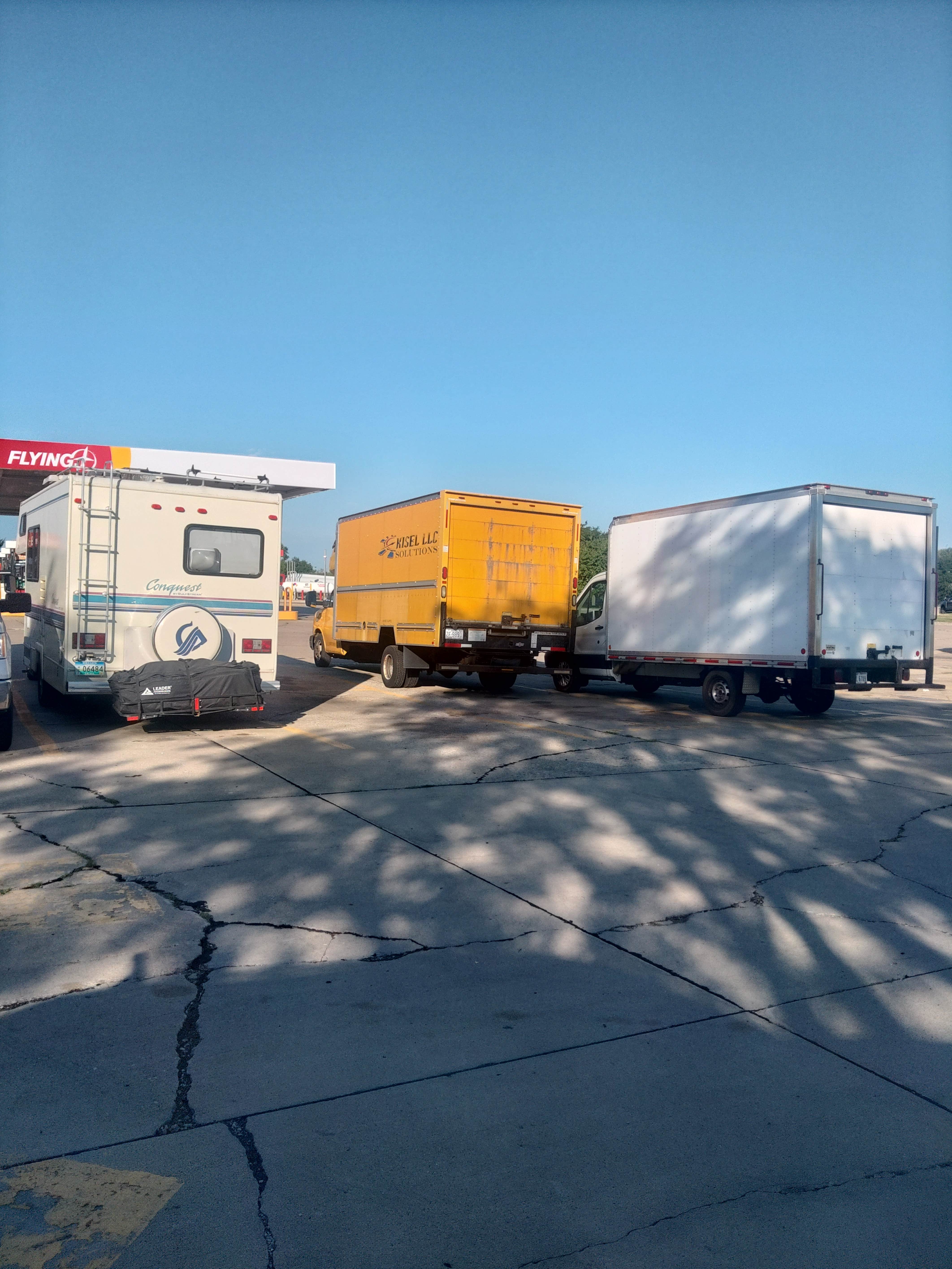 James M.'s photo of rv camping at Flying J Travel Center — Davenport near Donahue, IA