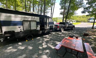 Jessica D.'s photo of rv camping at Delaware Water Gap / Pocono Mountain KOA near Blairstown, NJ