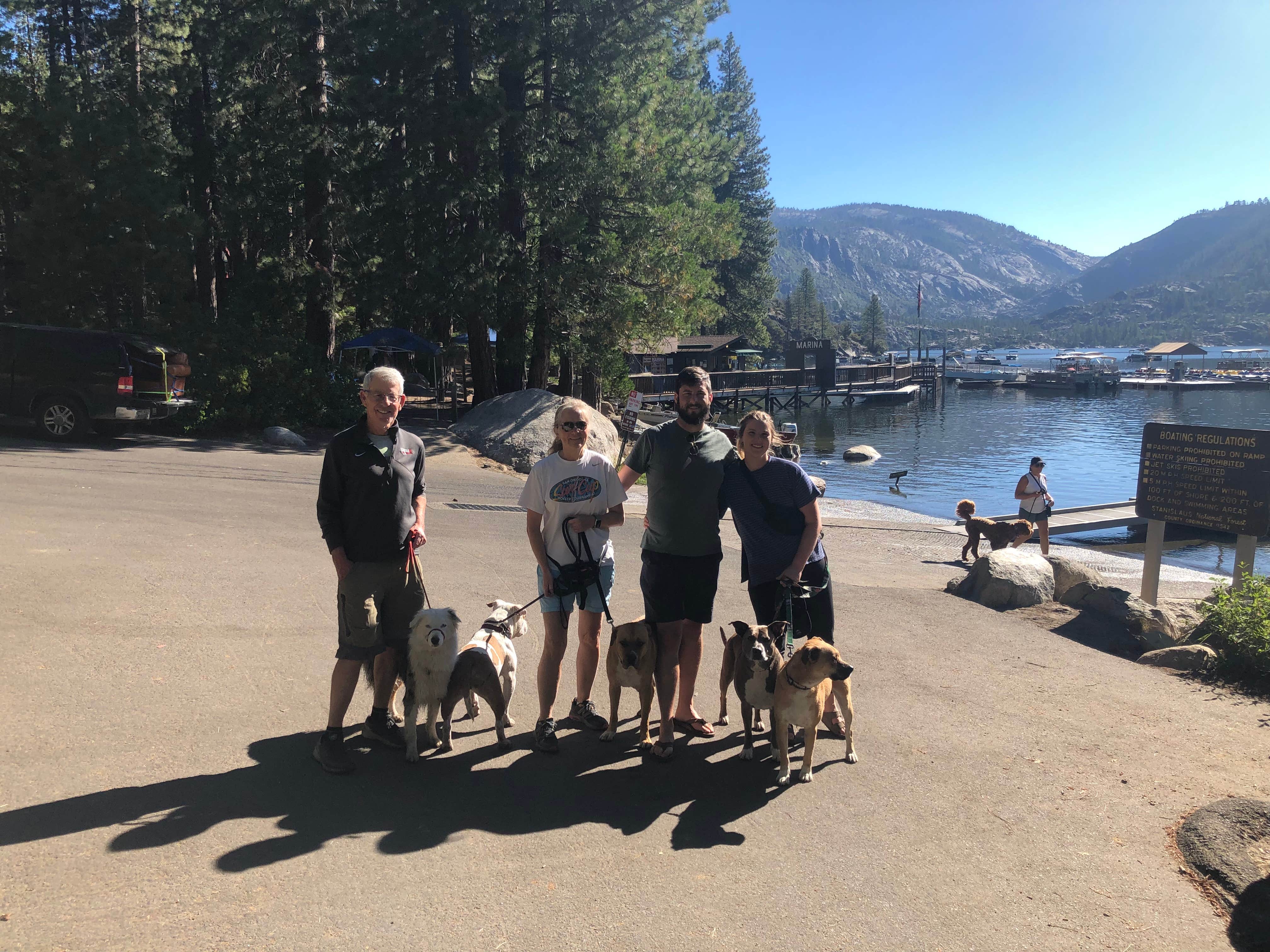 Allison's photo of camping with pets at Pinecrest Campground near Mather, CA