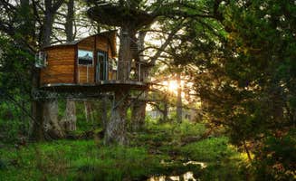 The Dyrt's photo of a cabin at Cypress Valley near Granger, TX