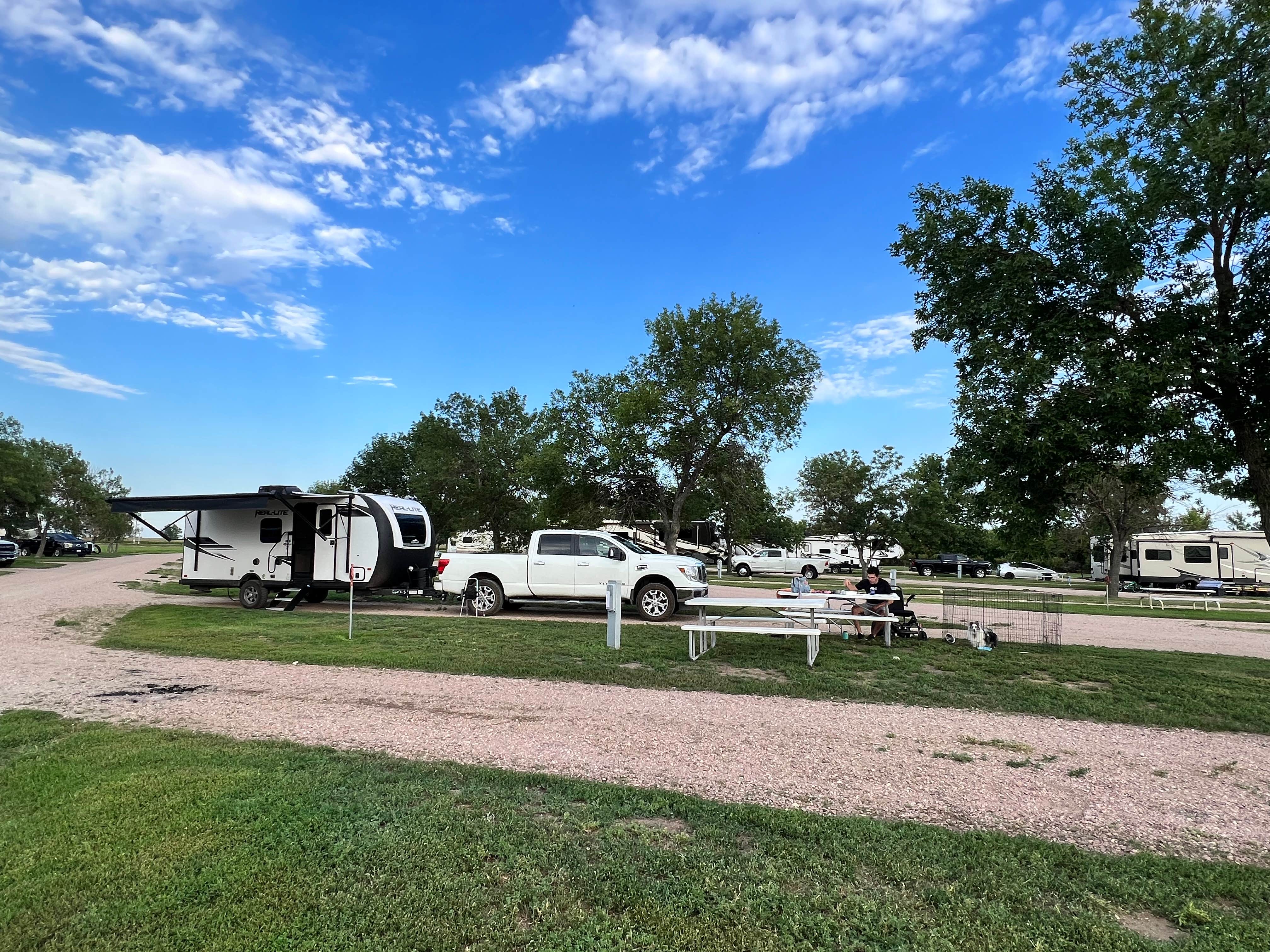 Camper-submitted photo at Hills RV Park near Mitchell, SD