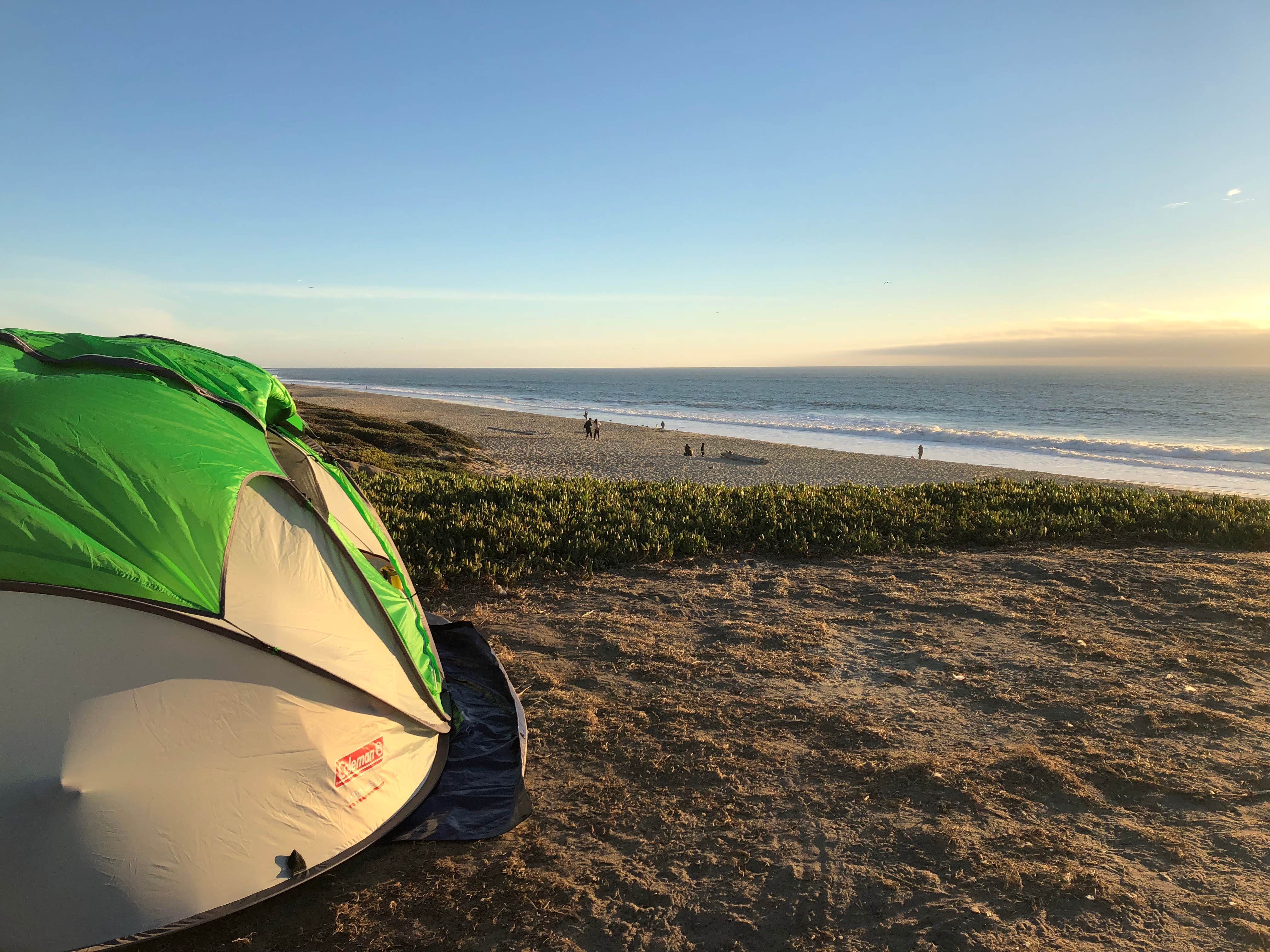 Camper submitted image from Half Moon Bay State Beach Campground - 1