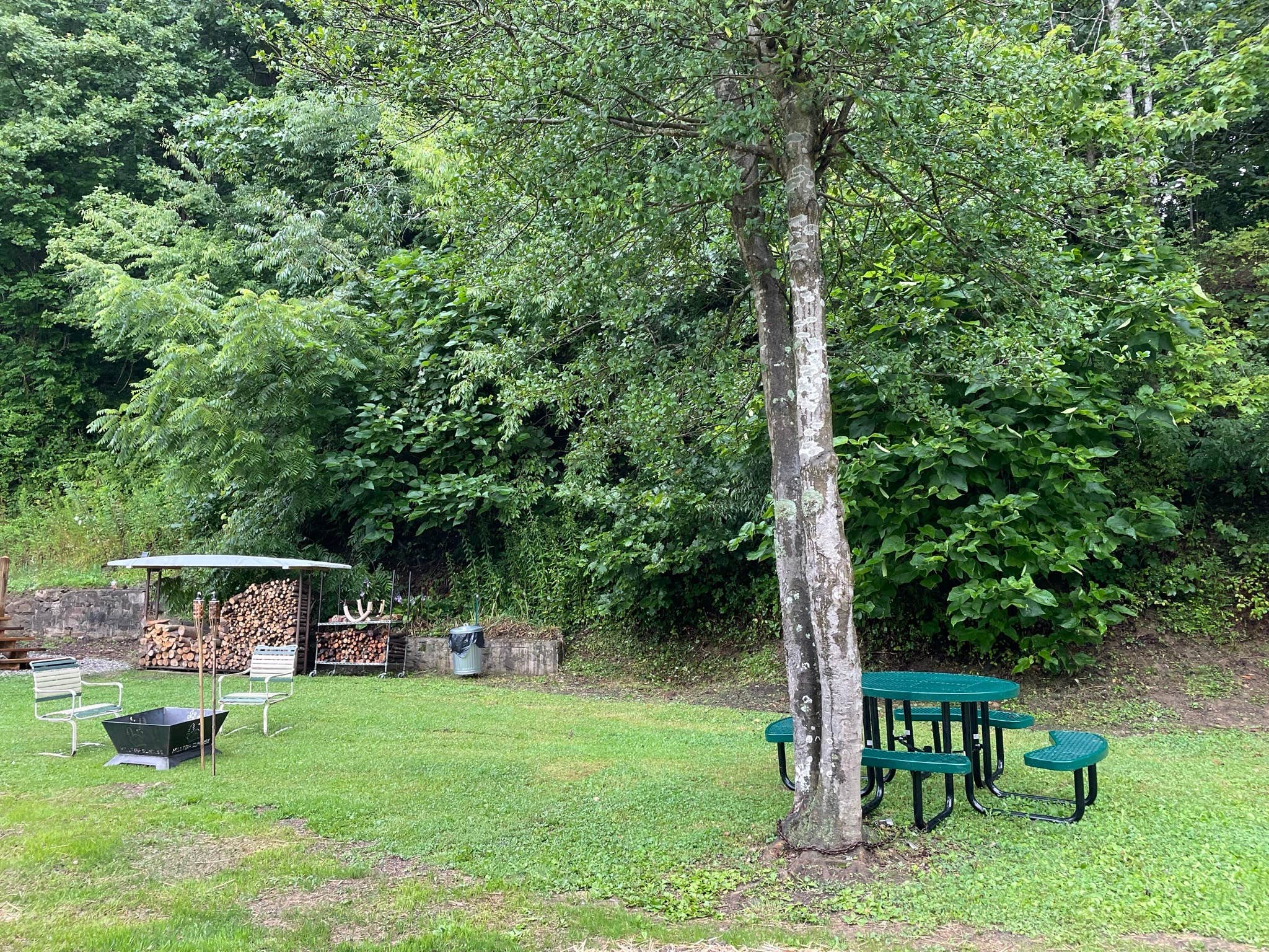 Camper-submitted photo at Hilltop Sunrise - Half acre RV Site with full hookups near Logan, WV