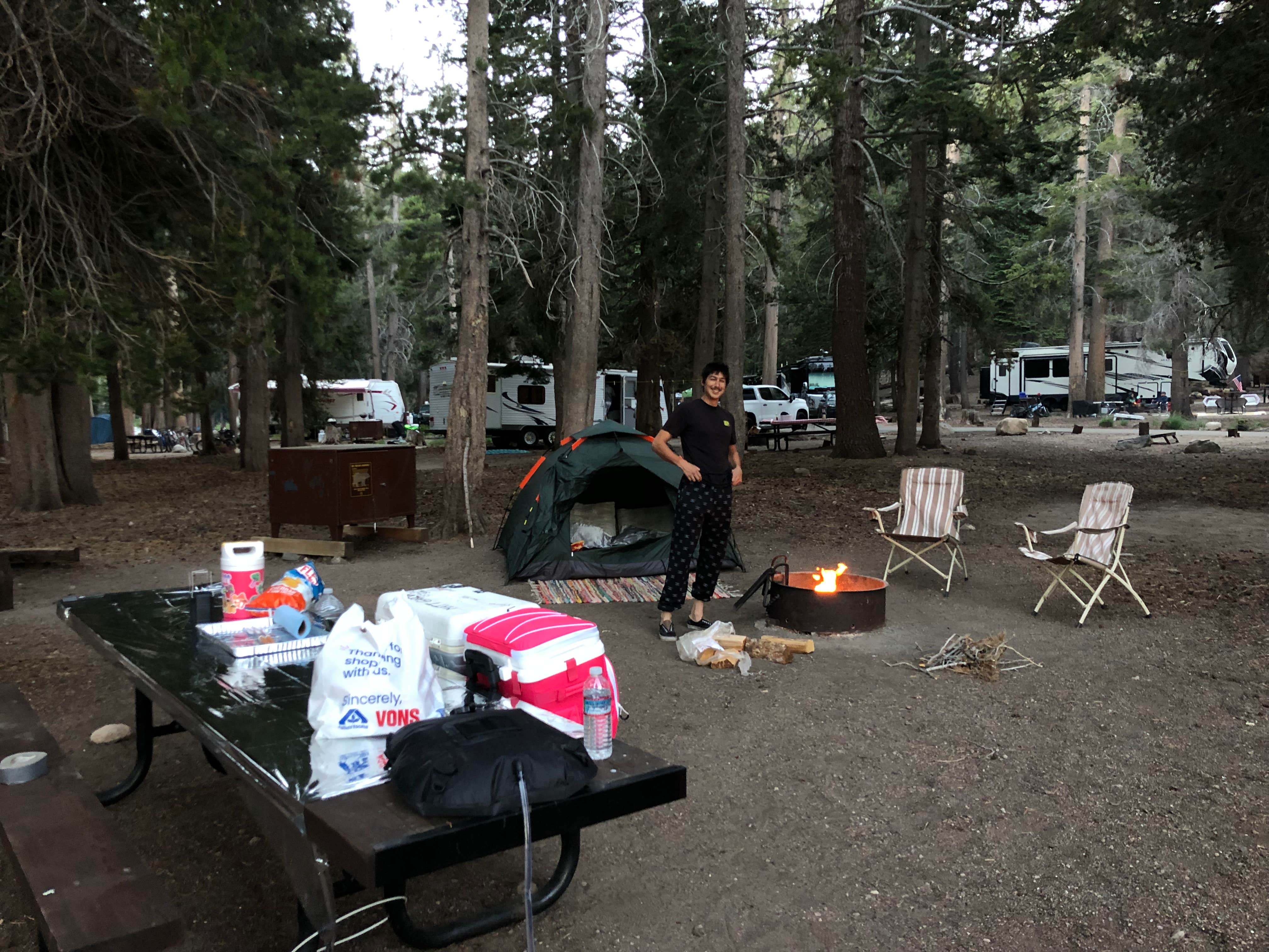 Makenna R.'s photo of camping with pets at Twin Lakes Campground near Benton, CA
