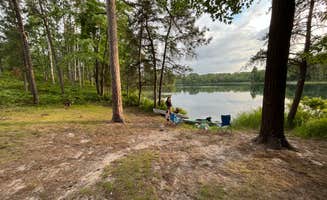 Paul C.'s photo of camping with pets at Town Corner Lake State Forest Campground near Rogers City, MI