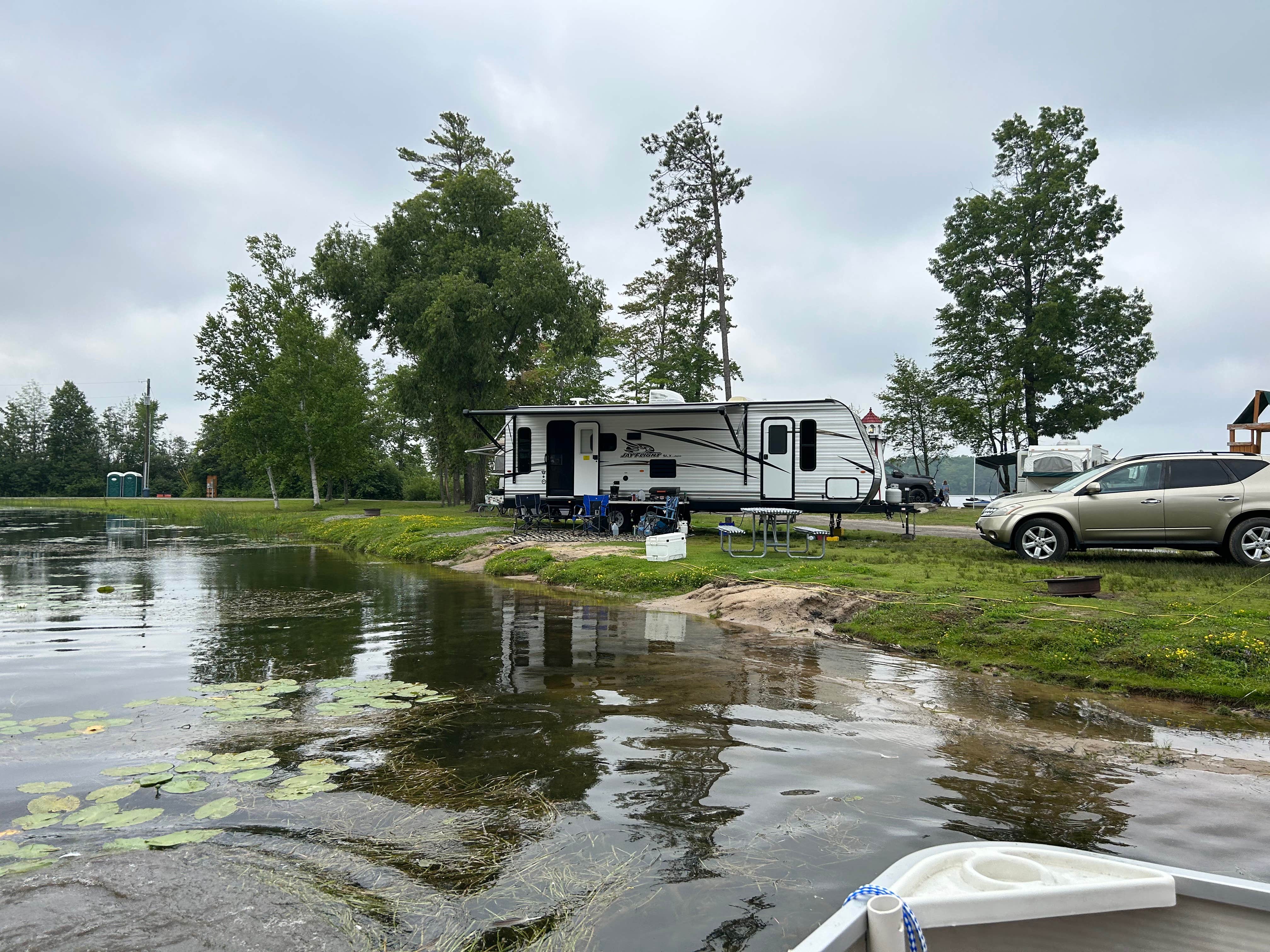 Camper-submitted photo at Campers Cove RV Park And Canoe Livery near Curran, MI