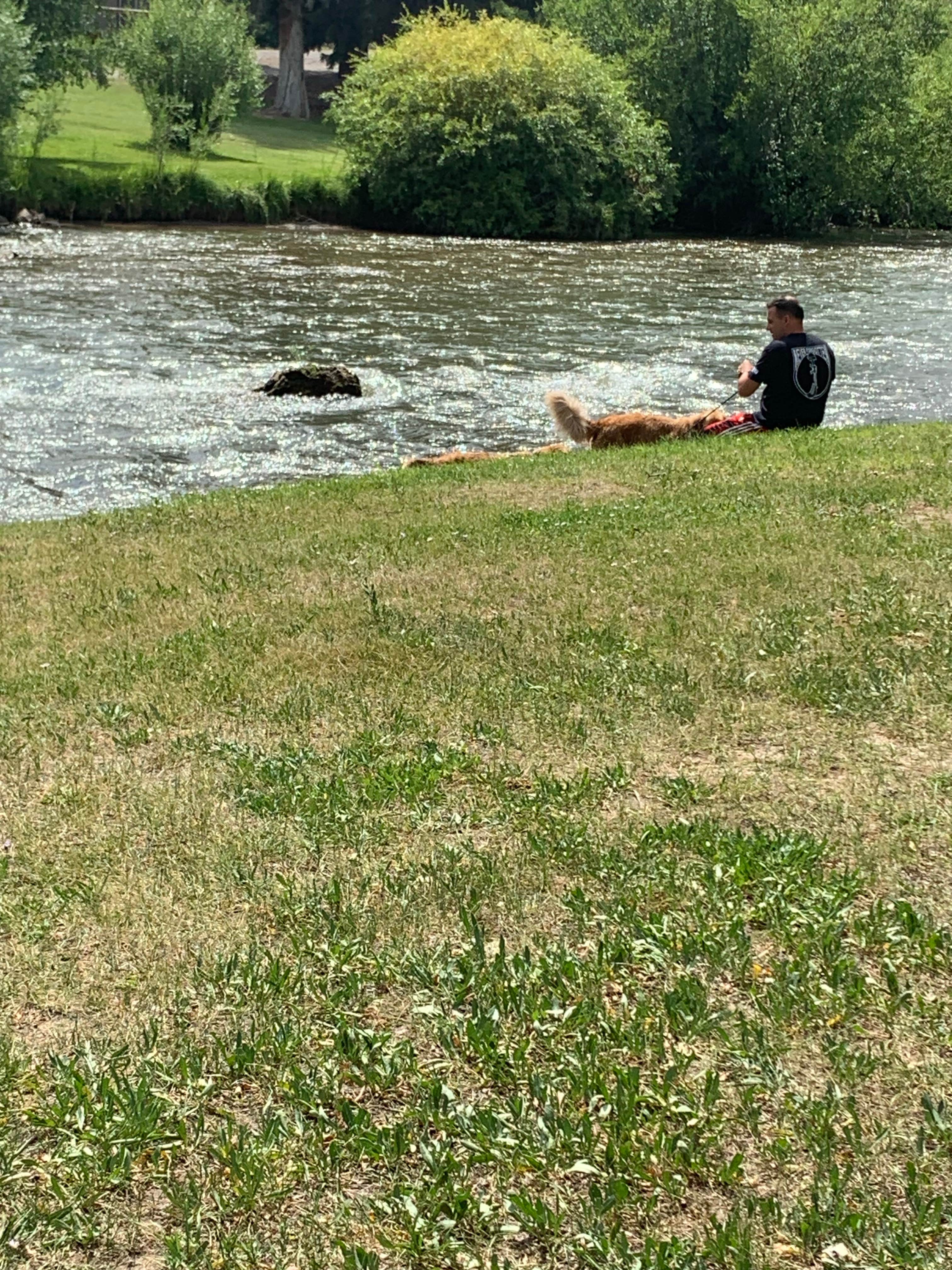 Monique C.'s photo of camping with pets at Dubois-Wind River KOA near Dubois, WY