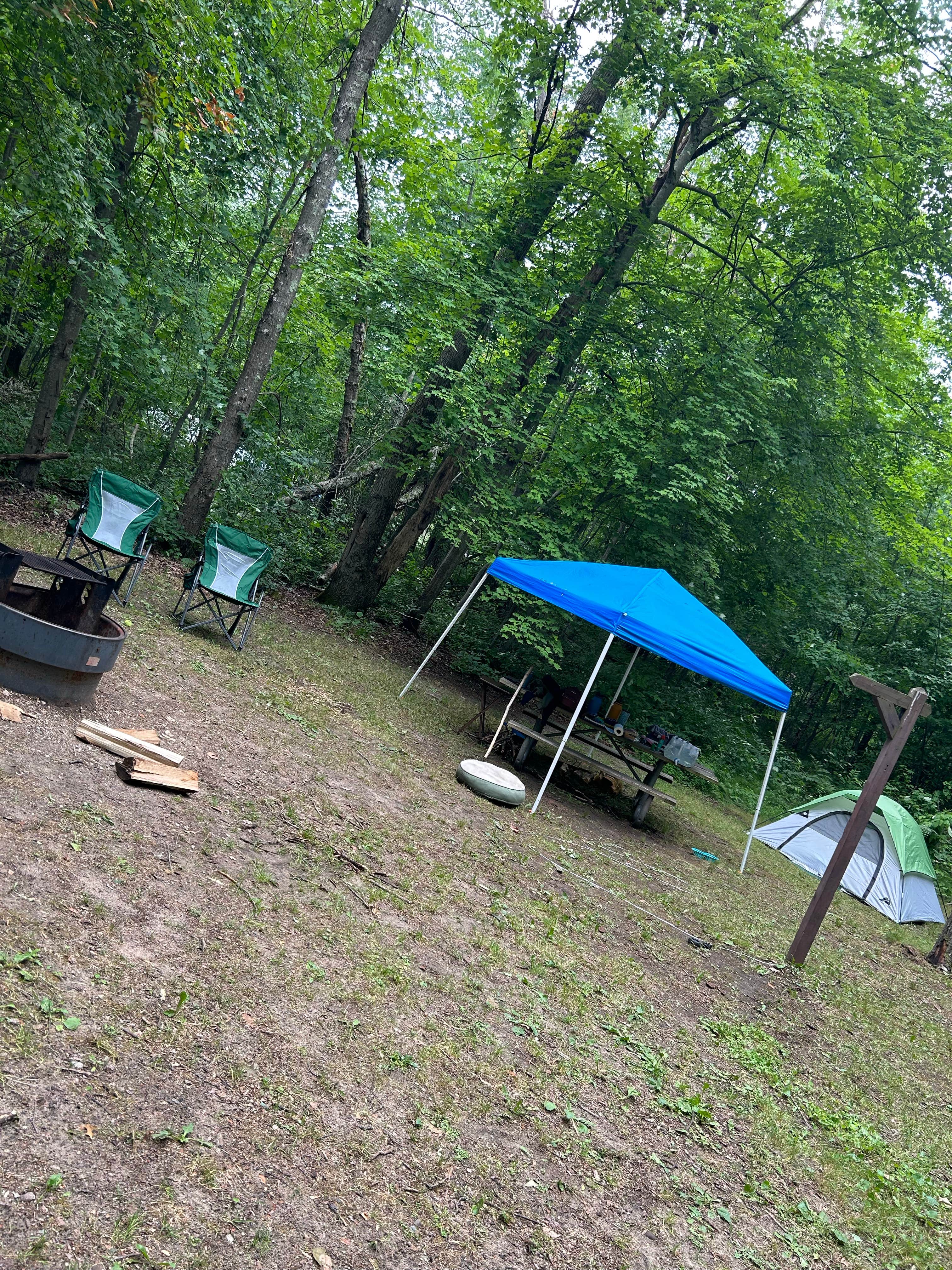 Camper-submitted photo at Benton Lake Campground near Hesperia, MI