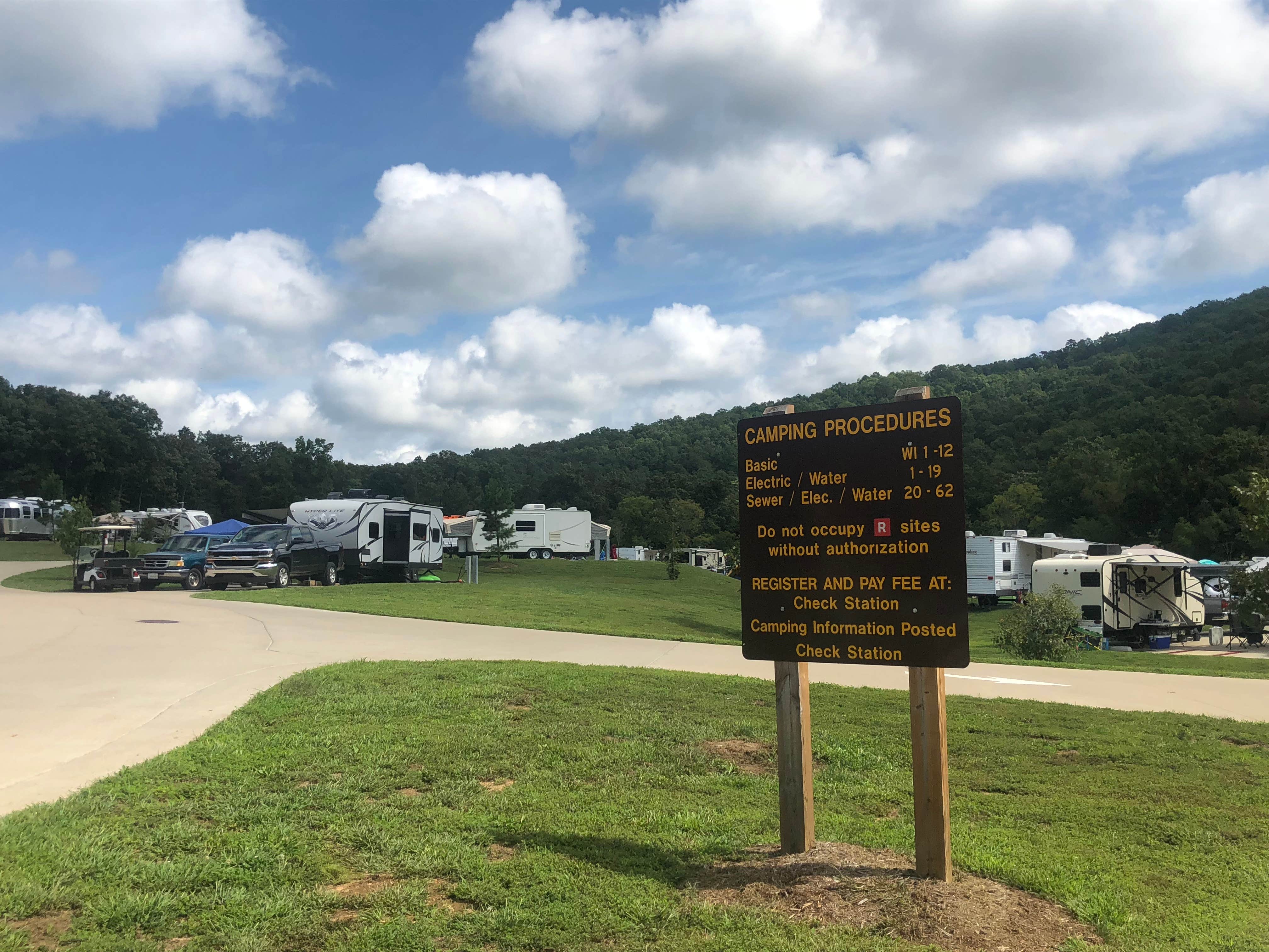 Shelly S.'s photo of rv camping at Timbuktu Campground — Echo Bluff State Park near Van Buren, MO