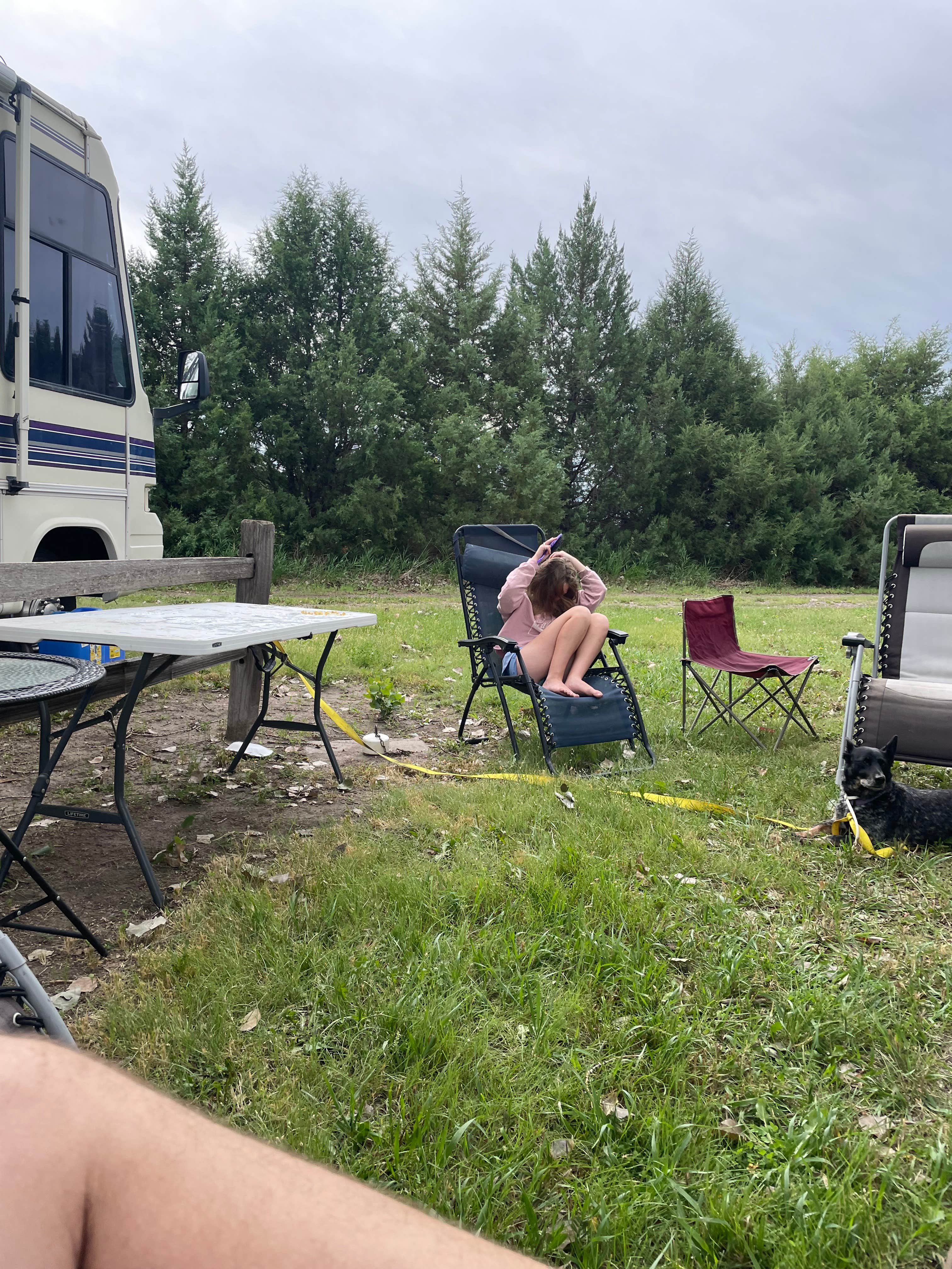 Josh U.'s photo of camping with pets at Oregon Trail RV Campground near Ogallala, NE
