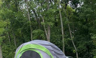 Camping near St. Peters' 370 Lakeside Park: Beyond the Trail RV Park, Defiance, Missouri