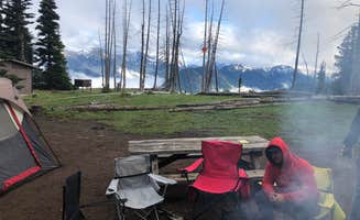 Chad K.'s photo of tent camping at Deer Park Campground — Olympic National Park near Seabeck, WA