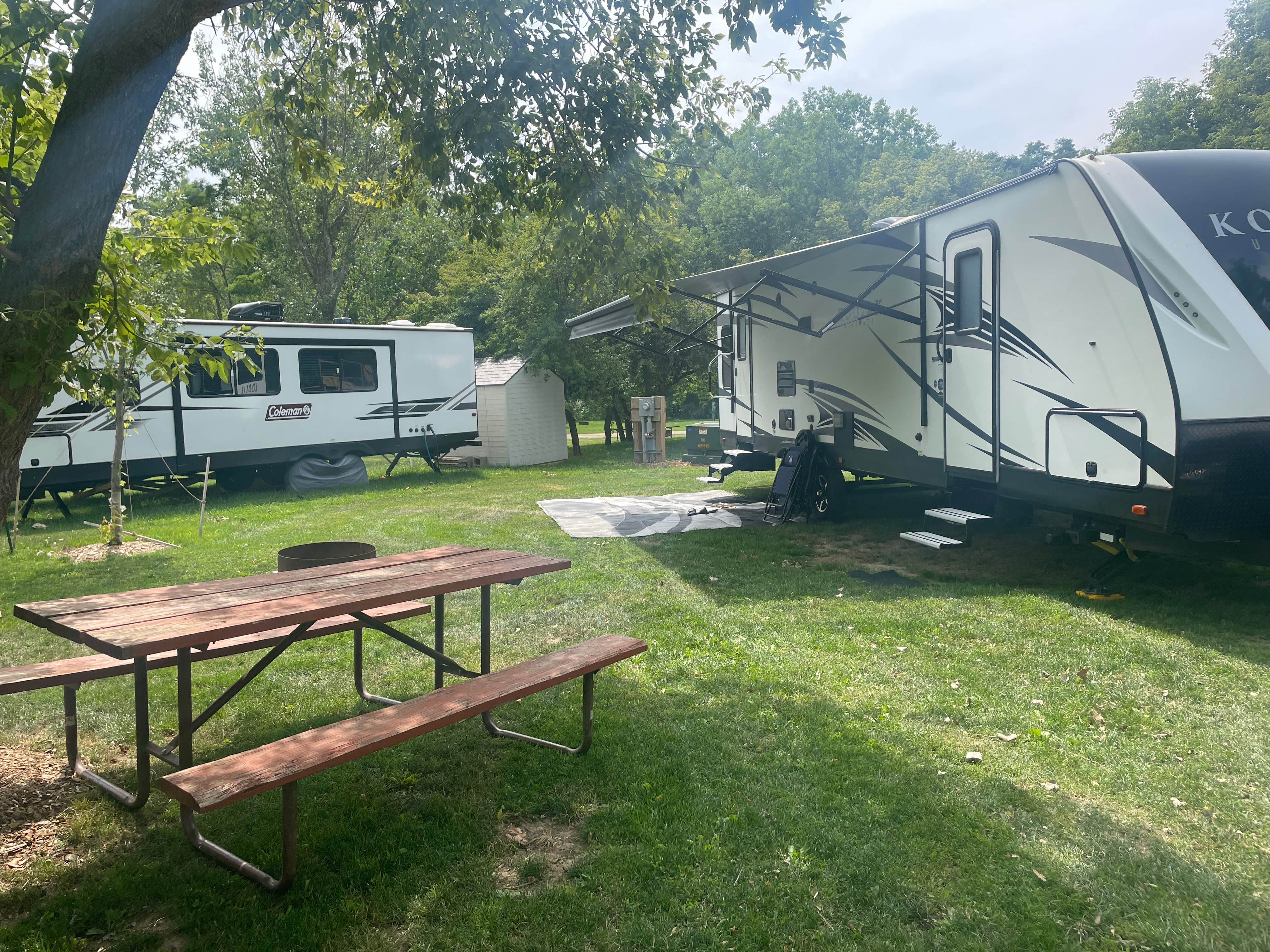 Kelly W.'s photo of rv camping at Skillet Creek Campground near North Freedom, WI