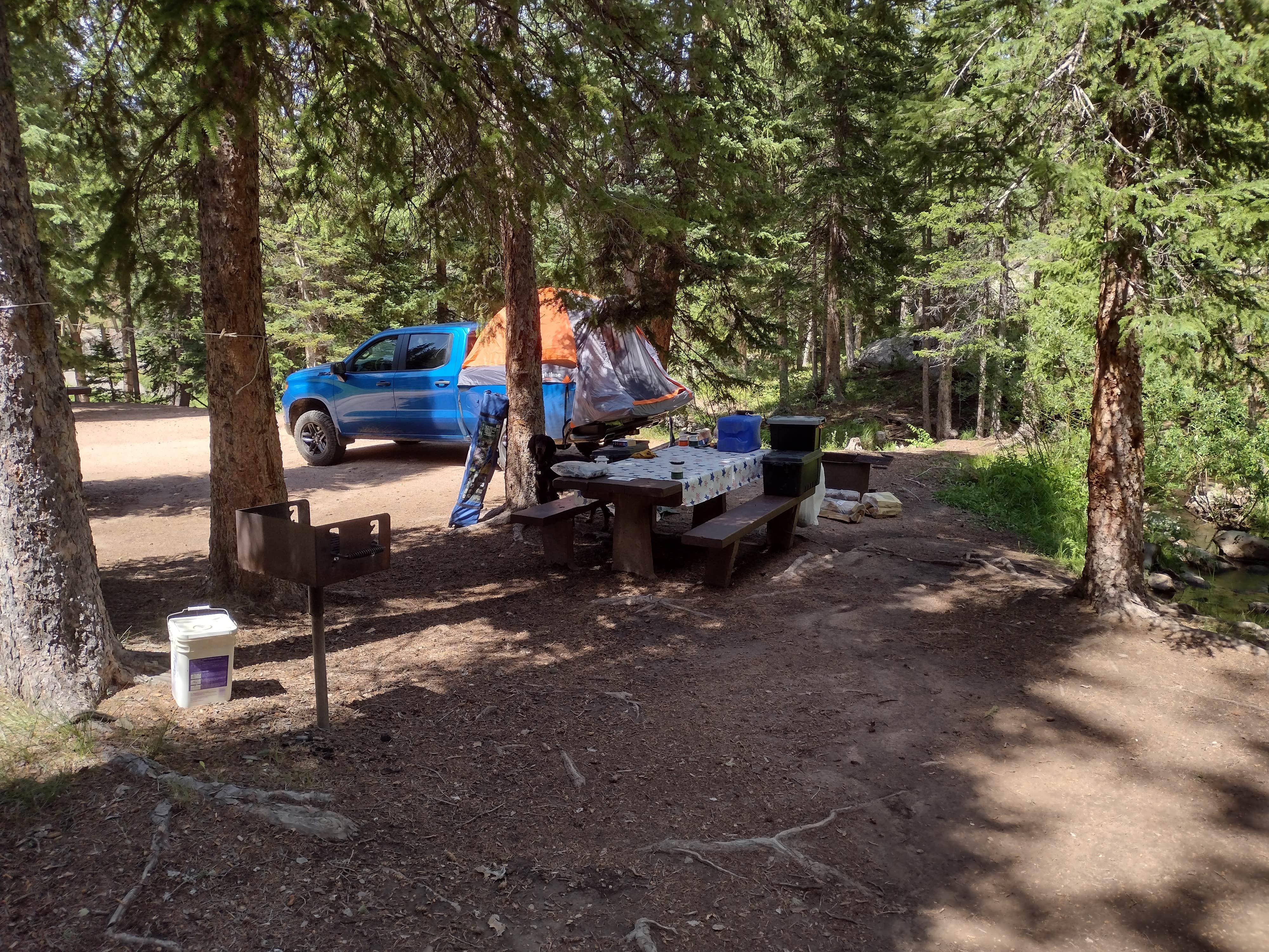 Camping near Ayres Natural Bridge Park: Campbell Creek Campground — Medicine Bow Routt N Fs & Thunder Basin Ng, Glenrock, Wyoming