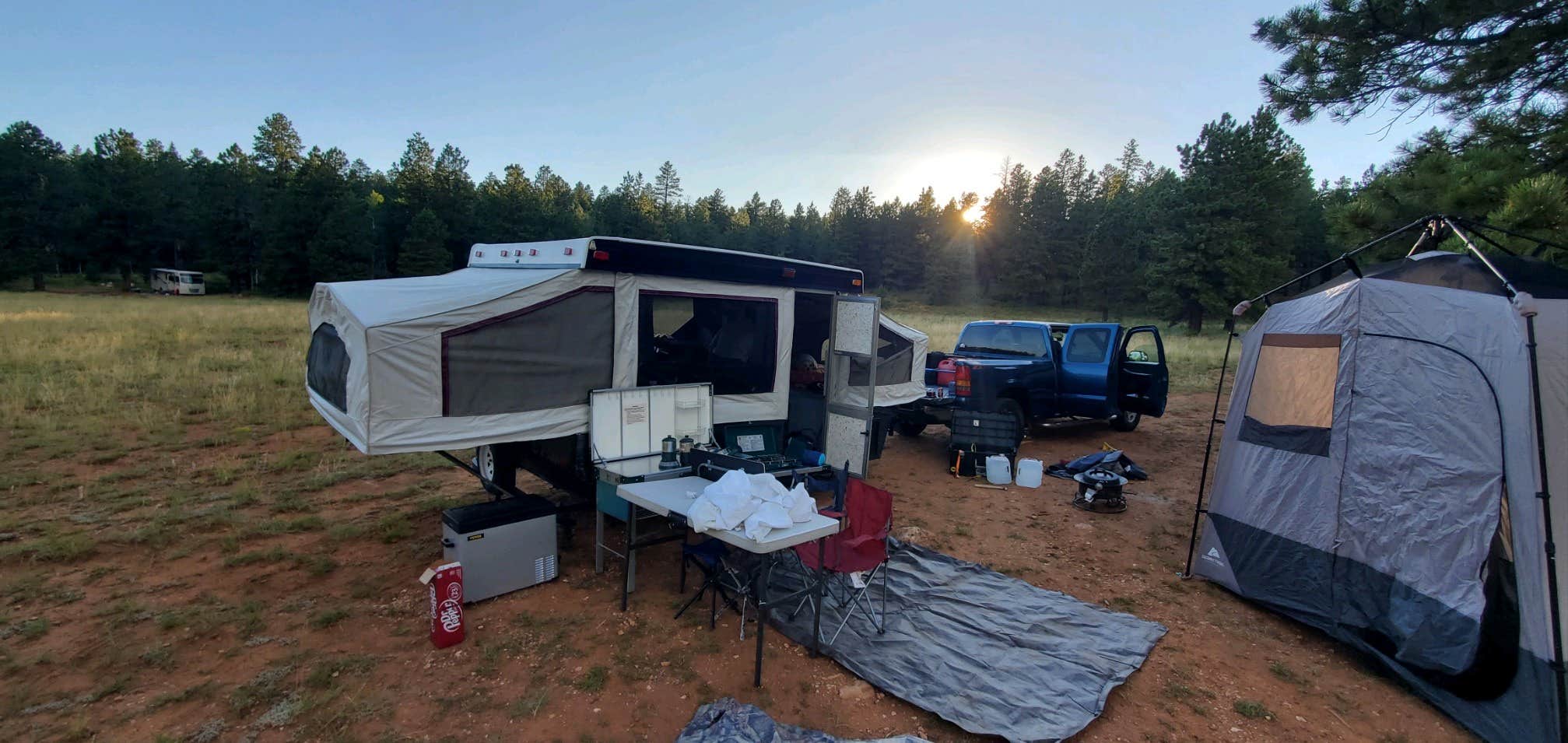 Stephanie W.'s photo of a dispersed camping area at Lava Flat Dispersed Camping Area near Duck Creek Village, UT