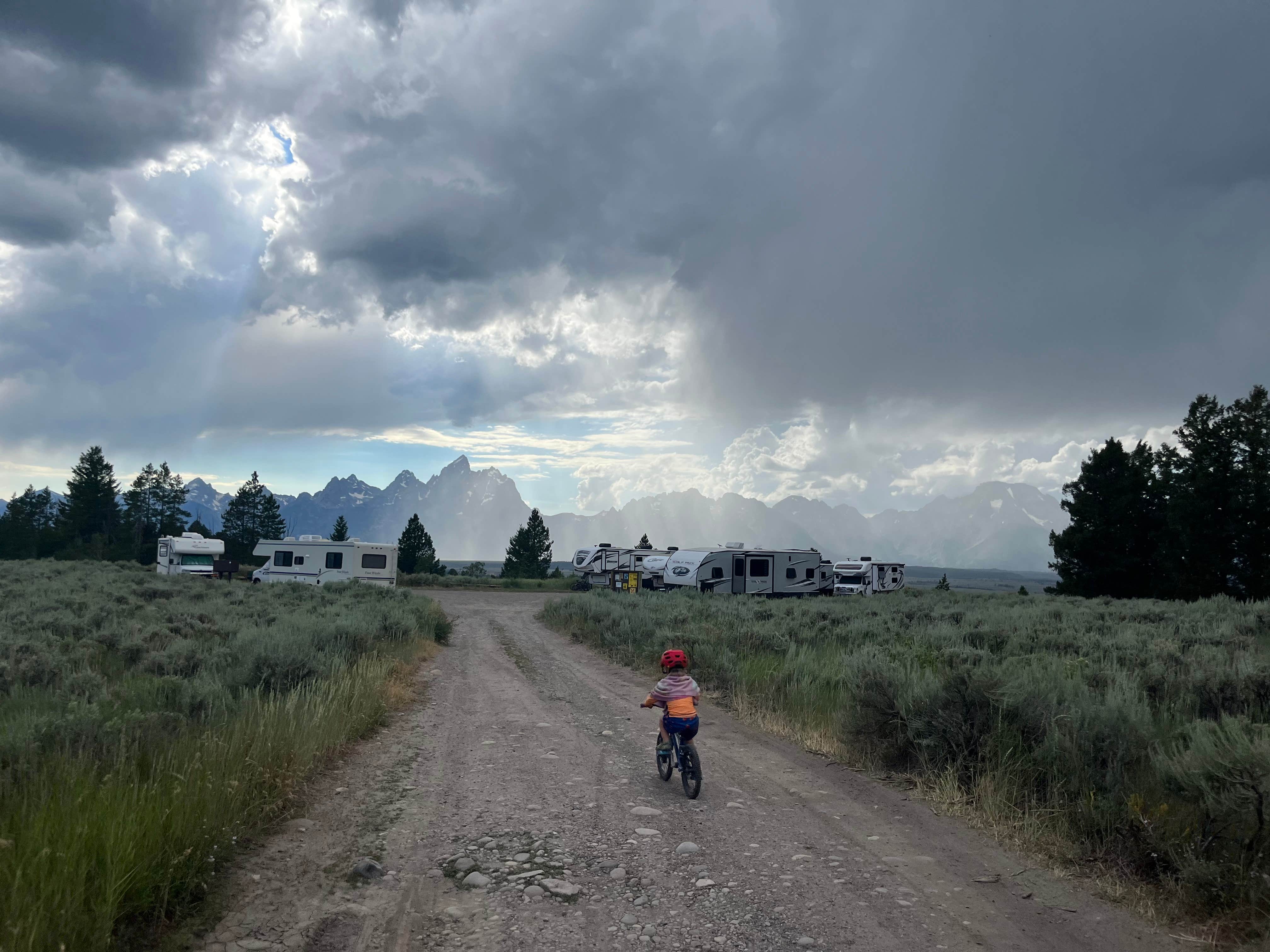 Brad F.'s photo of a dispersed camping area at Upper Teton View Dispersed near Jackson, WY
