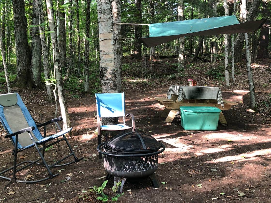 Marcy H.'s photo of tent camping at Cardigan Skyline Camps near Belmont, NH
