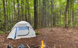 Marcy H.'s photo of tent camping at Cardigan Skyline Camps near Quechee, VT