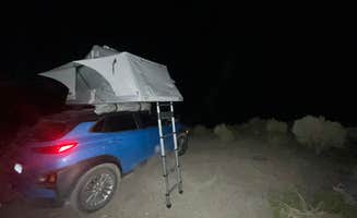 Jaden J.'s photo of tent camping at Mono Basin Dispersed Camp Site near Tahoe National Forest