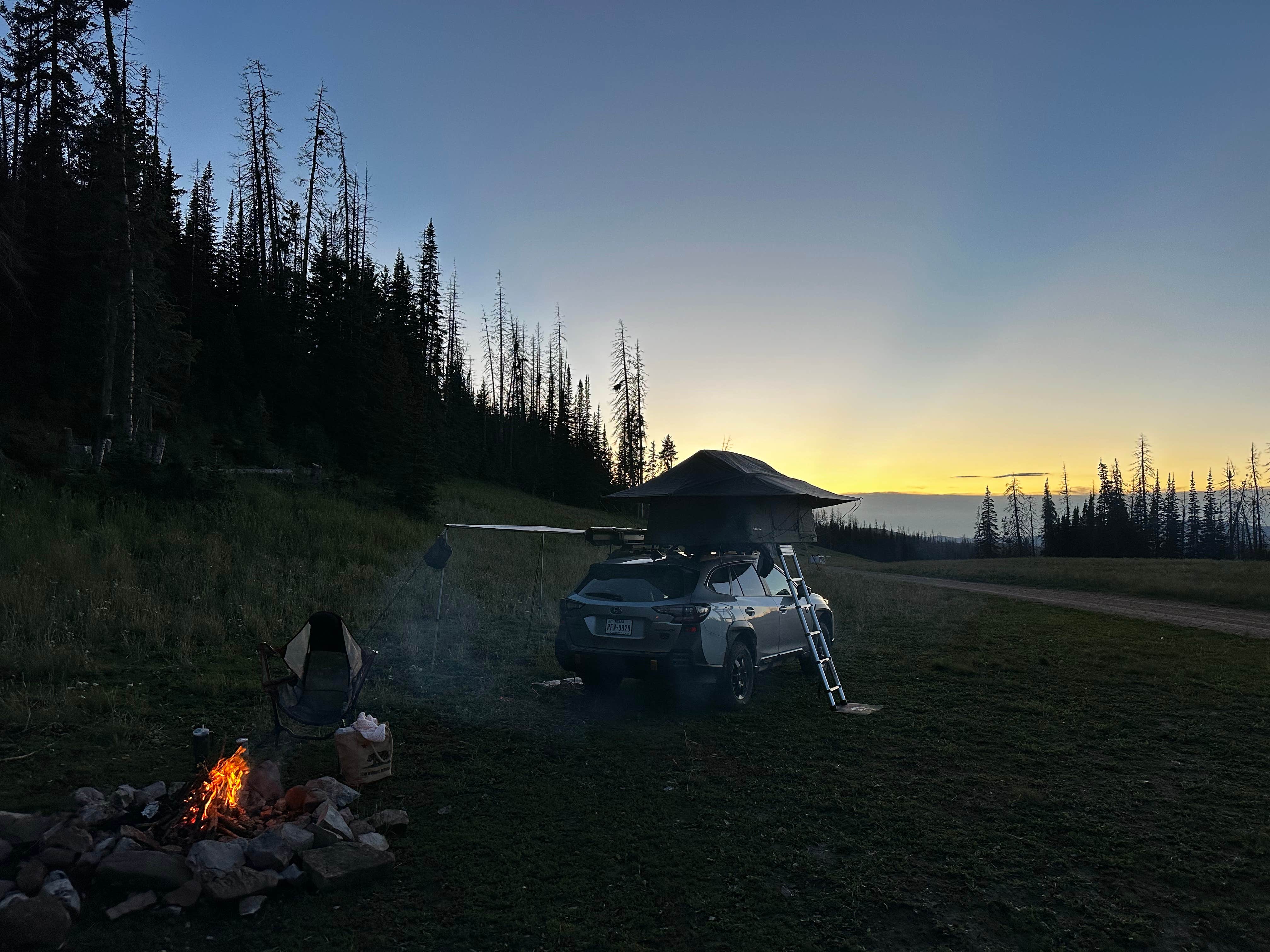 Taylor S.'s photo of a dispersed camping area at Soapstone Basin Dispersed Camping near Duchesne, UT
