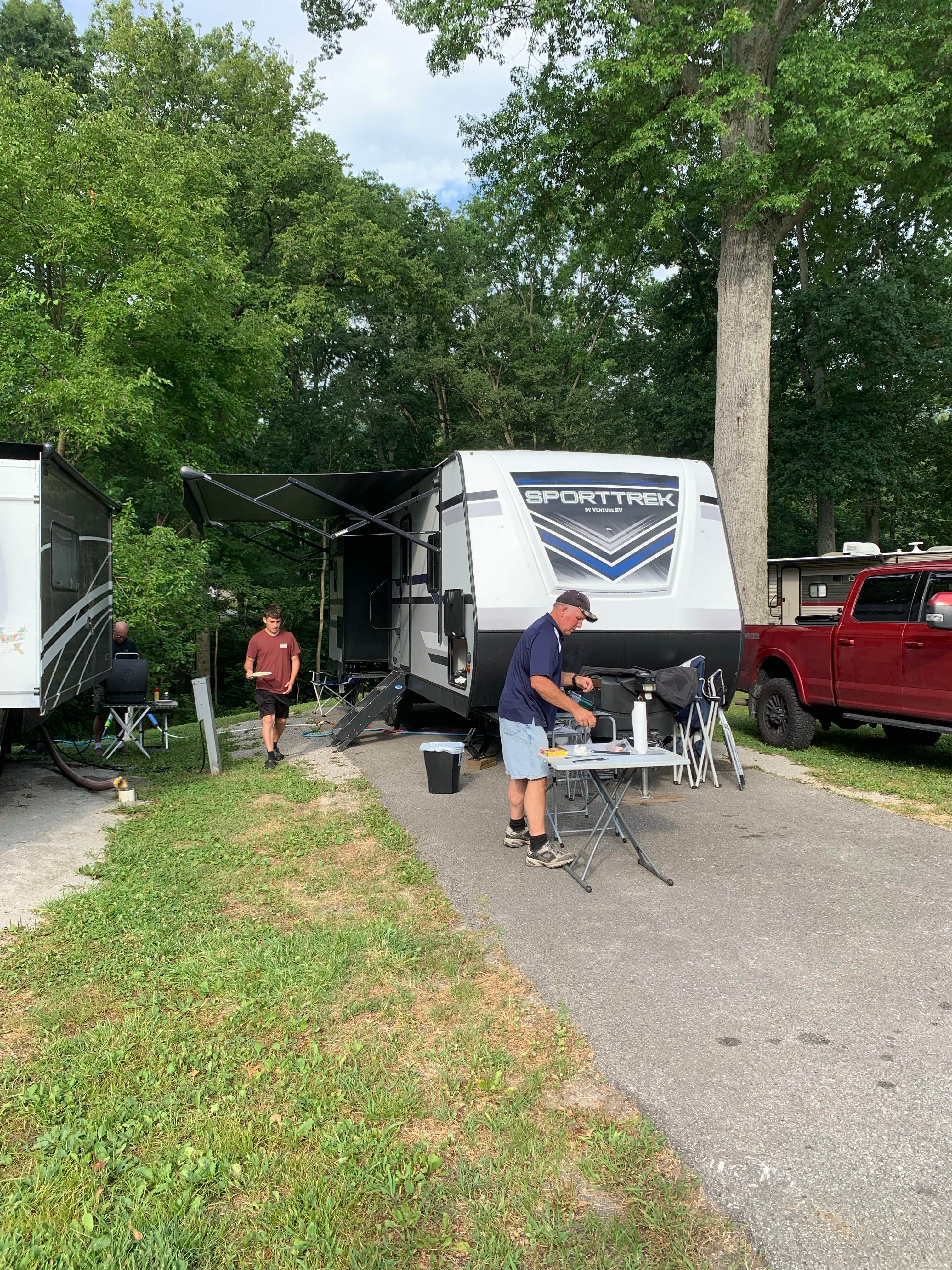 Monique C.'s photo of rv camping at Bellefonte-State College KOA near Castanea, PA