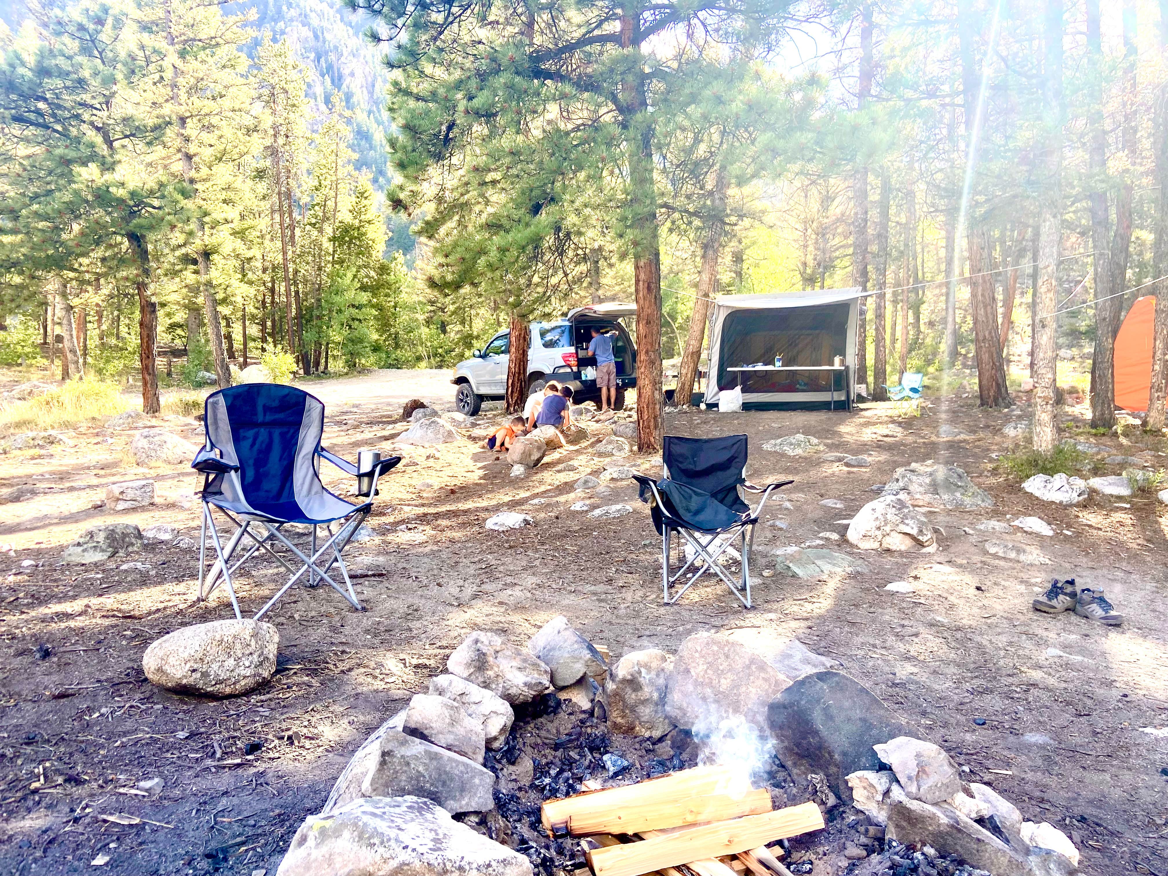 holly C.'s photo of tent camping at Road 240 - Dispersed near Howard, CO
