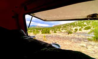 Camping near Look Out Point Dispersed: Natural Arch Dispersed Site, Del Norte, Colorado