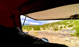 Camping near Schofield Homestead : Natural Arch Dispersed Site, Del Norte, Colorado