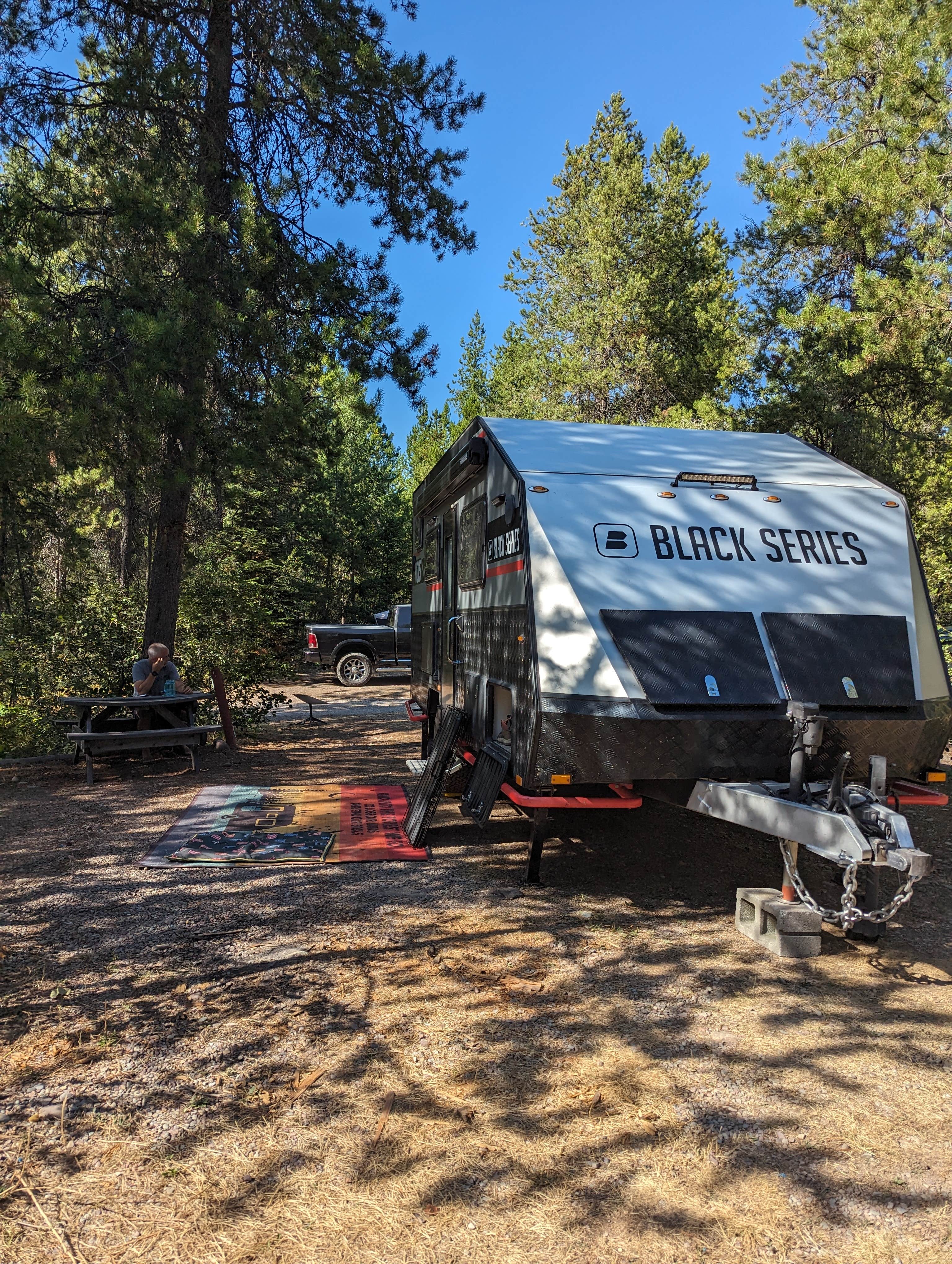 Kristi D.'s photo of rv camping at Sundance Campground & RV Park near Babb, MT