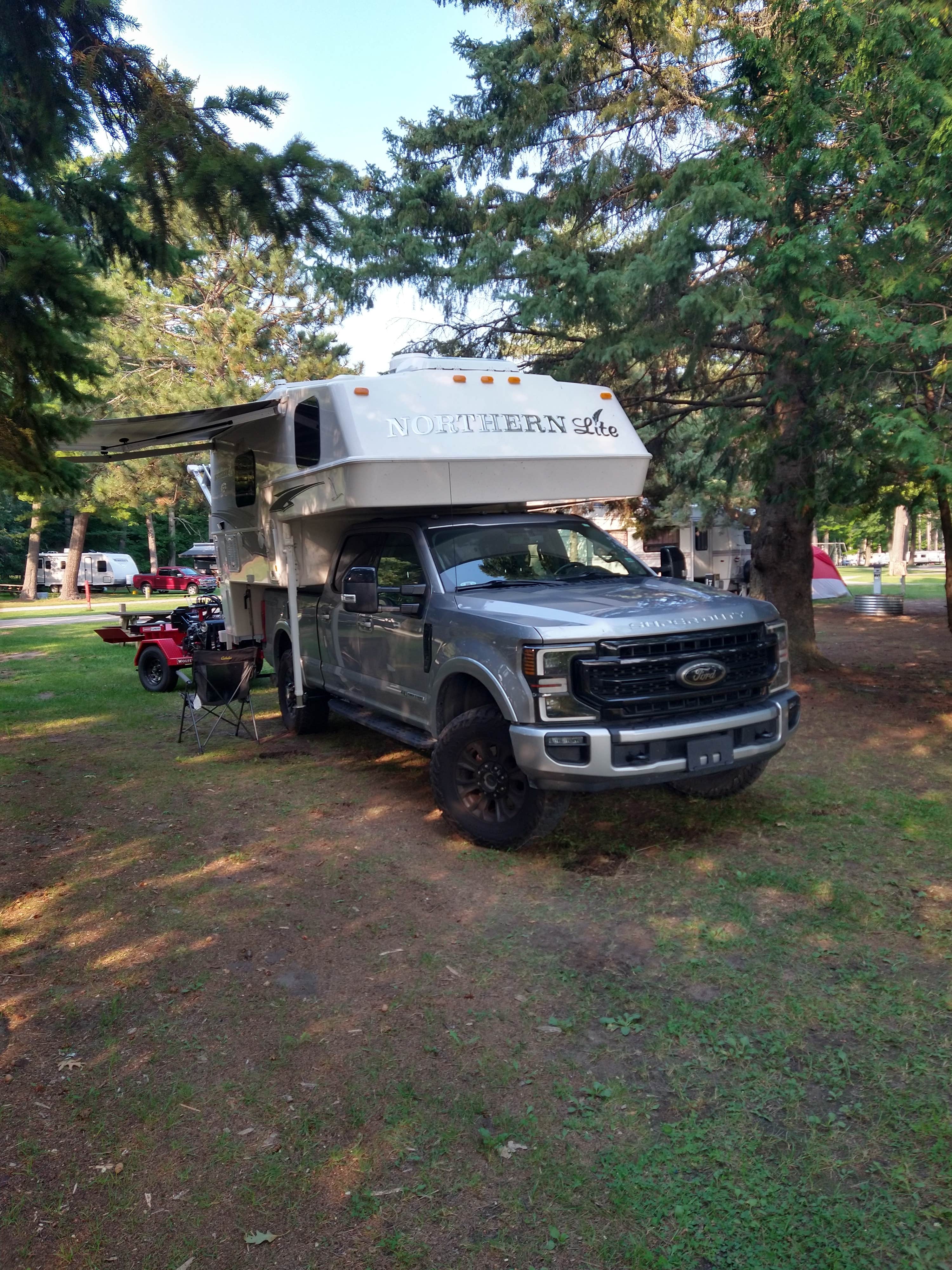 Camping near Island Resort & Casino: Pioneer Trail Park and Campground, Escanaba, Michigan
