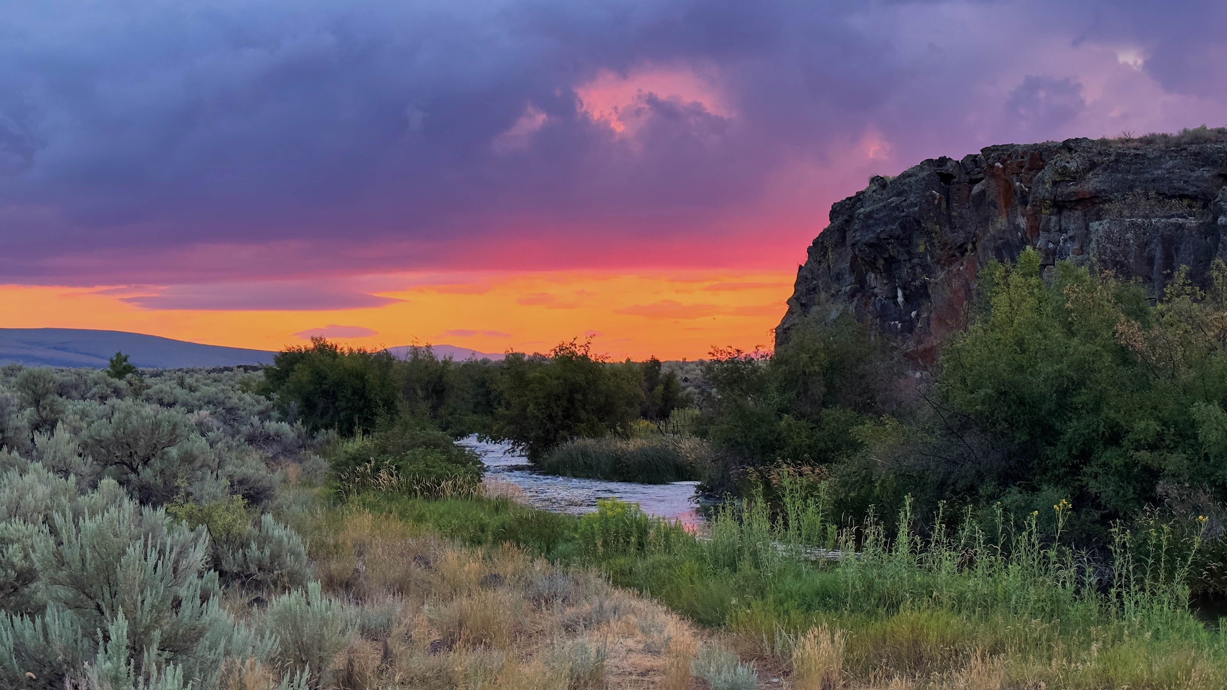 Philip D.'s photo of a dispersed camping area at Silver Creek Public Access Dispersed in Idaho
