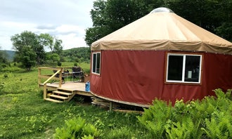 Camping near Lake Champagne RV Resort: Howling Wolf Farmstay, Randolph, Vermont
