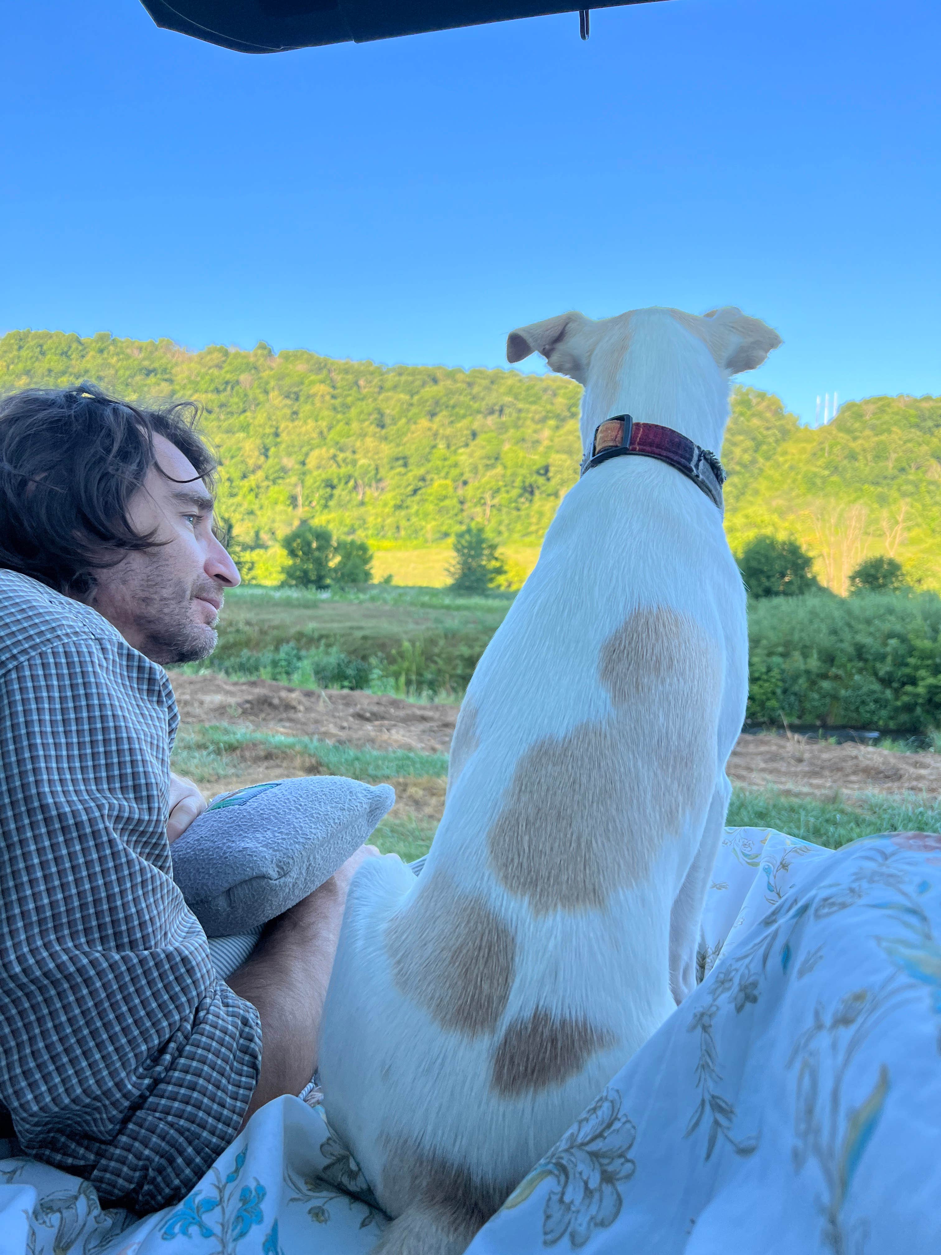 Randall K.'s photo of camping with pets at Westfork Sports Club & Campground near Harpers Ferry, IA