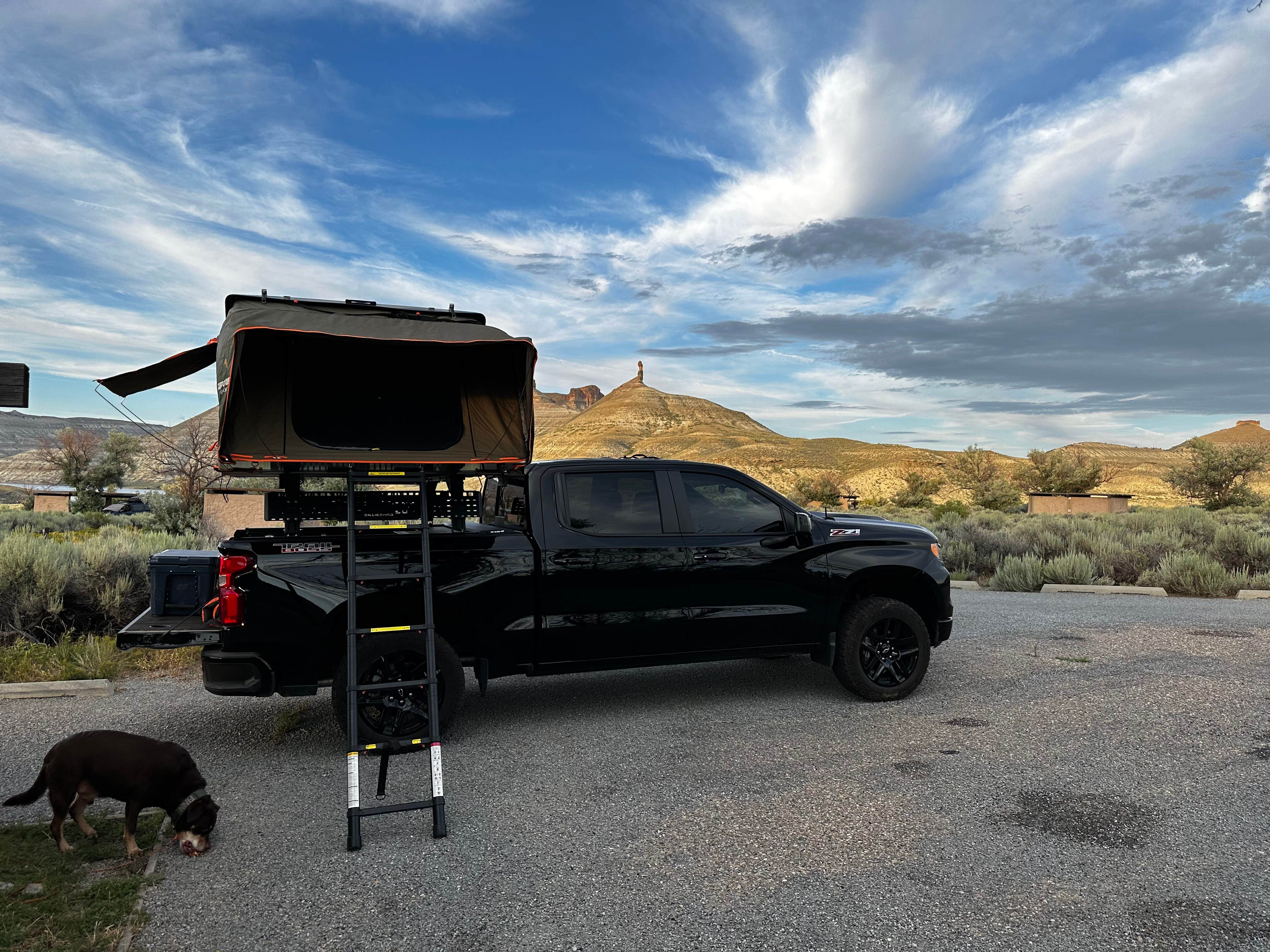 Ryan A.'s photo of camping with pets at Firehole Canyon Campground near Rock Springs, WY