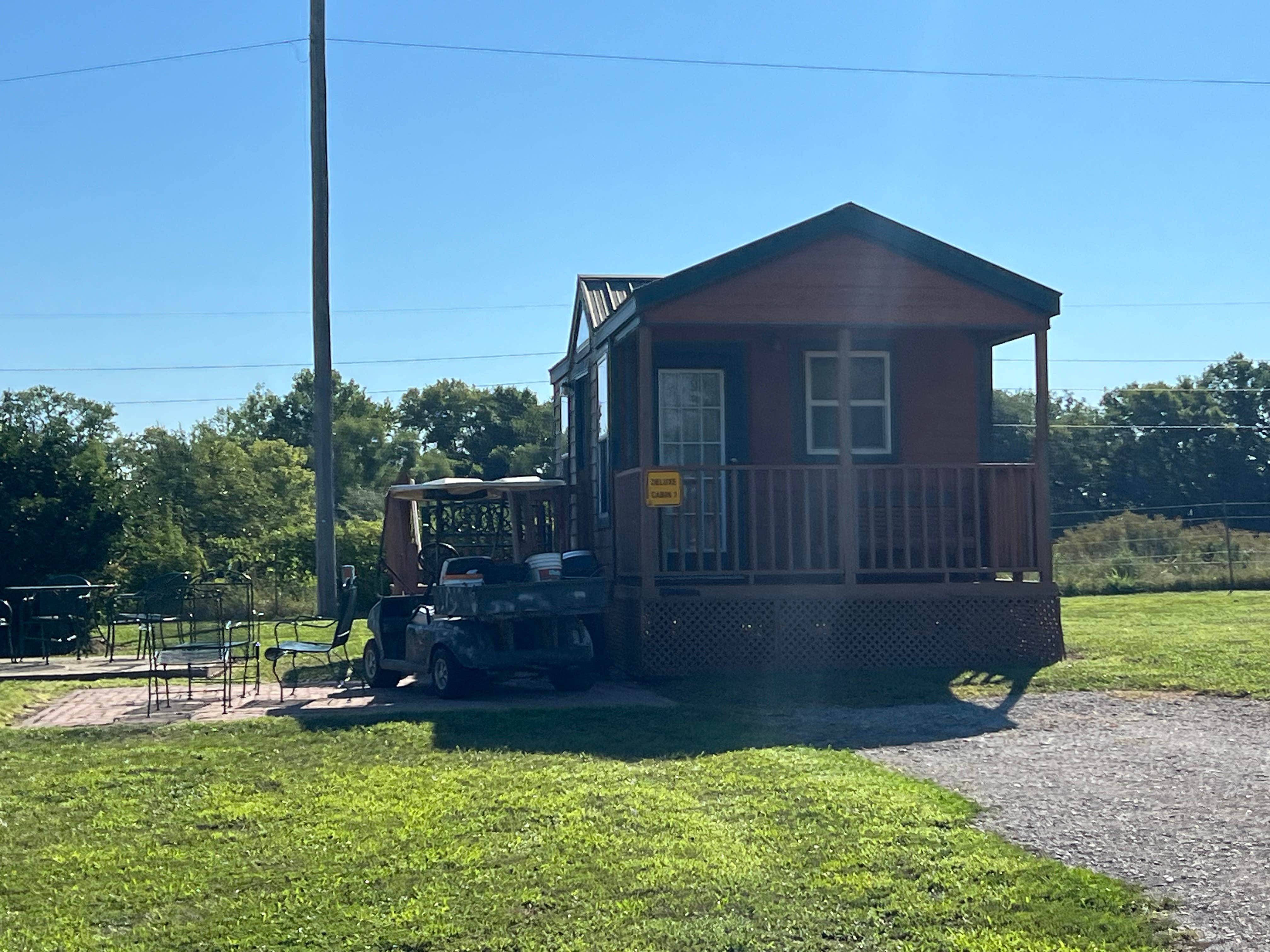Jason F.'s photo of a cabin at Topeka / Capital City KOA near Council Grove Lake