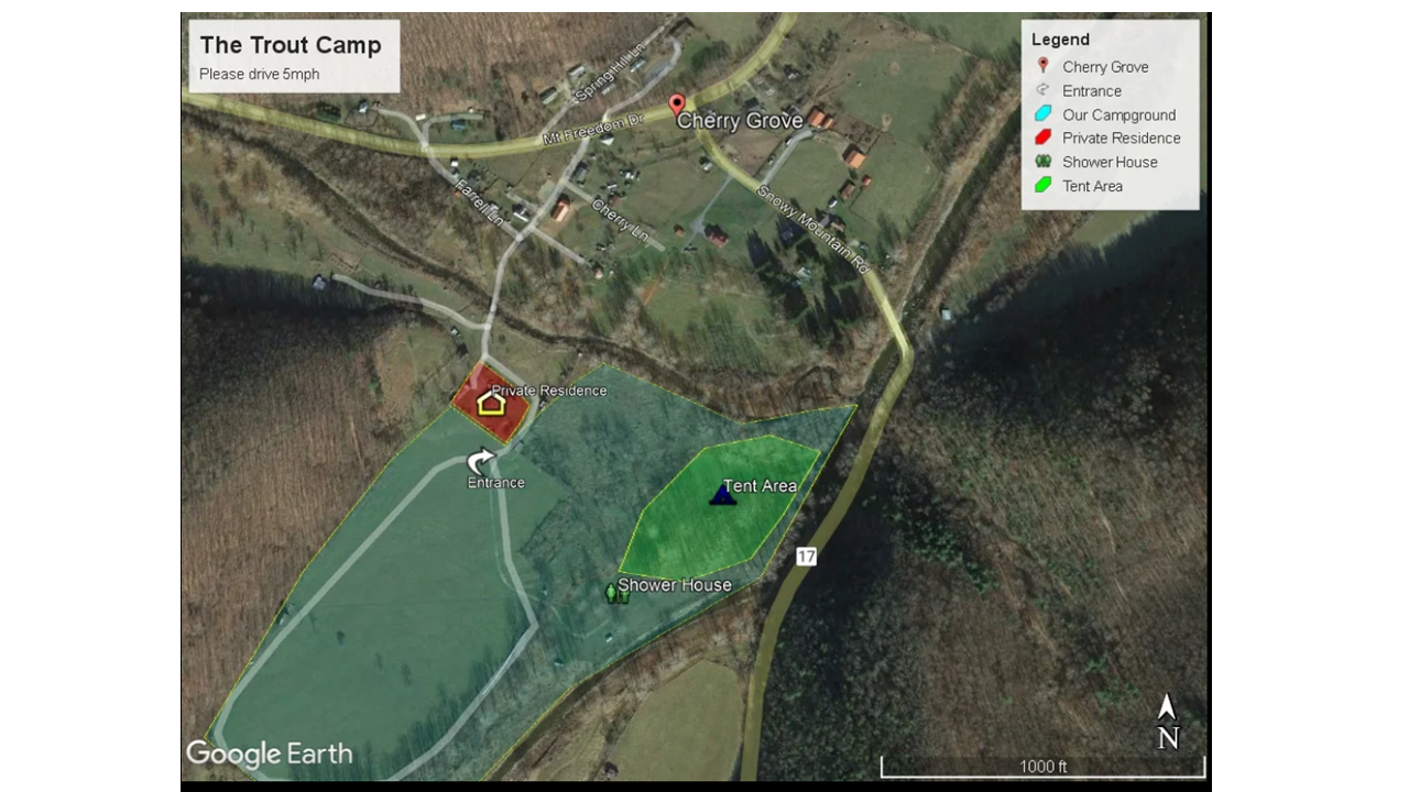 Camping near Spruce Knob Lake Campground: The Trout Camp, Circleville, West Virginia