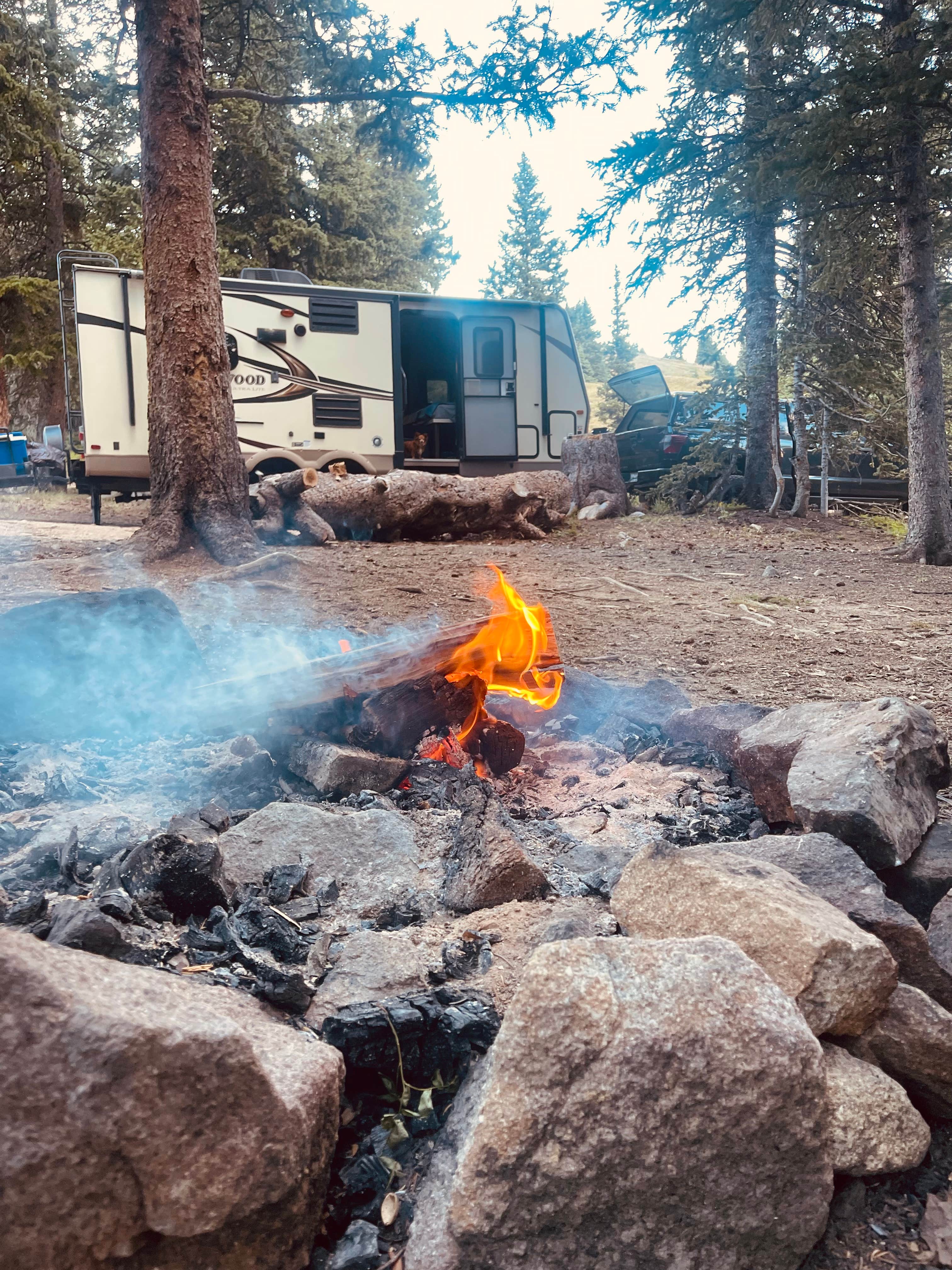 Nicola's photo of rv camping at Hoosier Pass Dispersed Camping near Como, CO