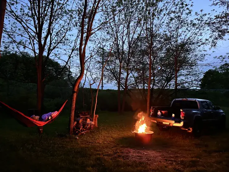 Camper-submitted photo at Farm on the Creek near Mill Hall, PA