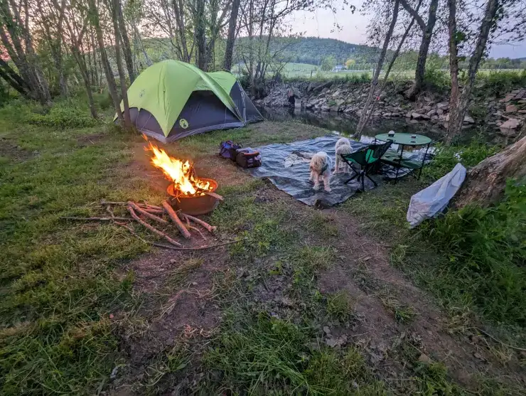Camper-submitted photo at Farm on the Creek near Mill Hall, PA