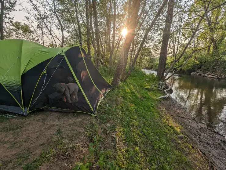 Camper-submitted photo at Farm on the Creek near Mill Hall, PA