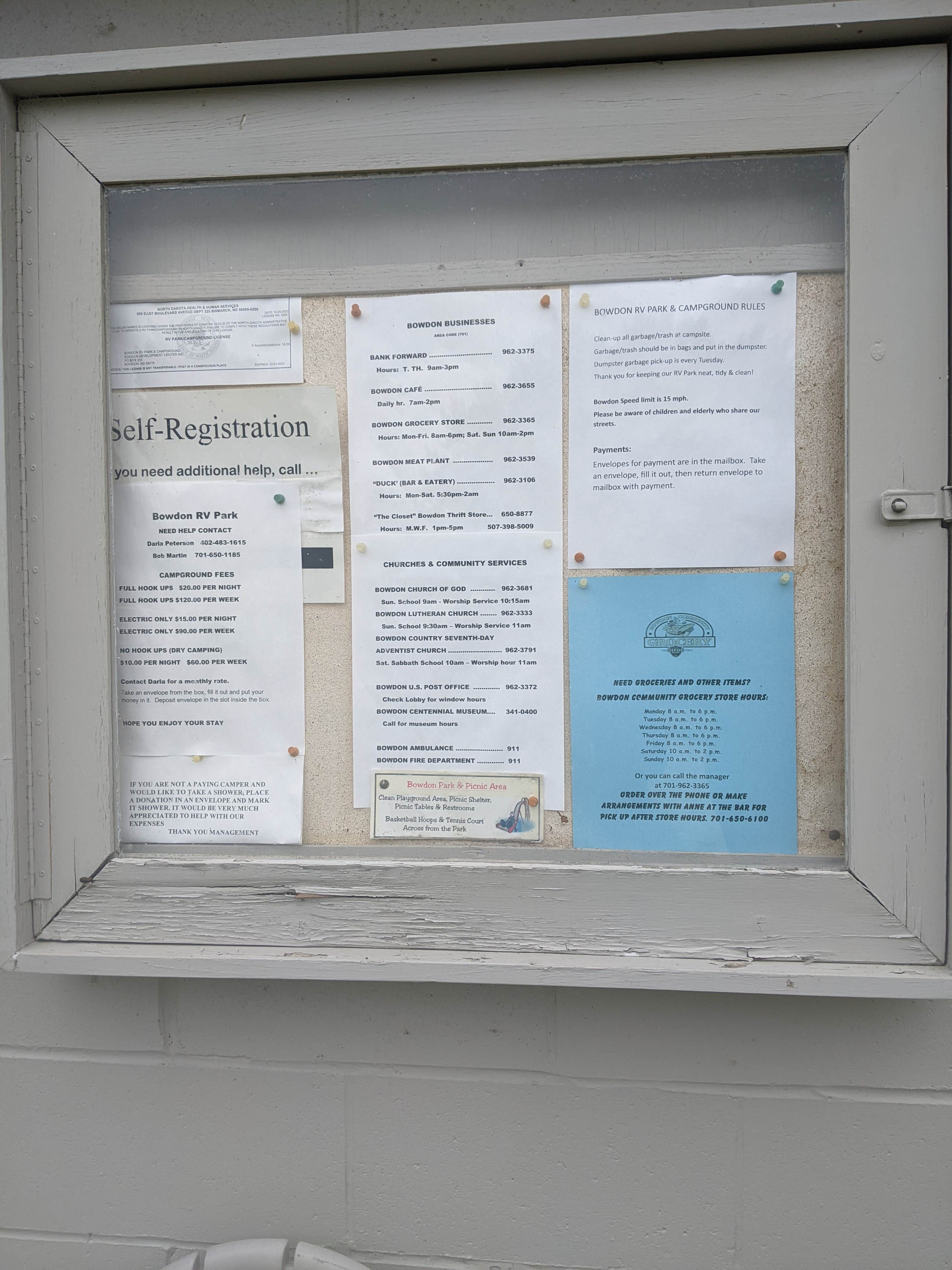 Camper-submitted photo at Bowdon RV Park near Harvey, ND