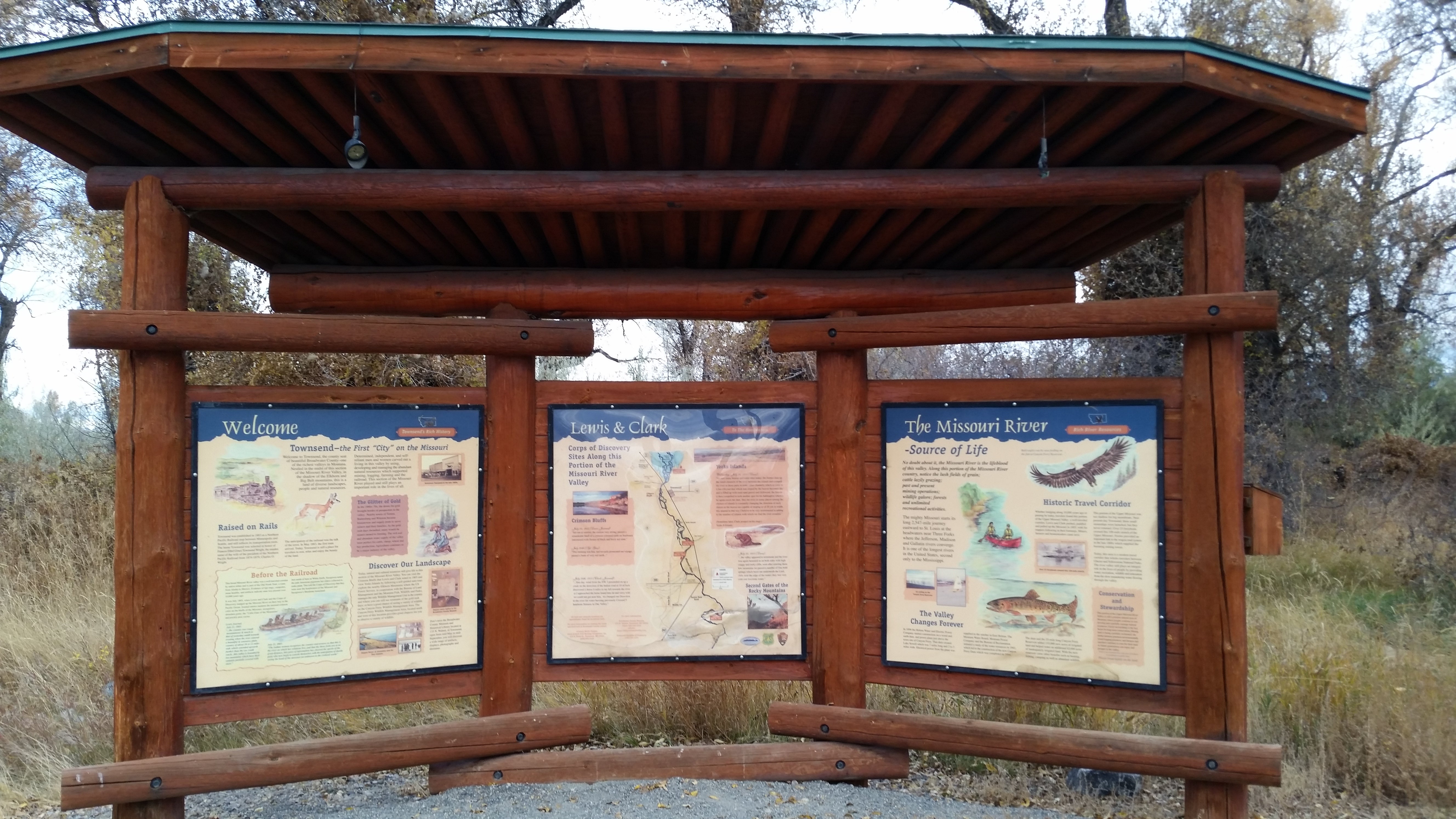 Lewis and Clark and area information.